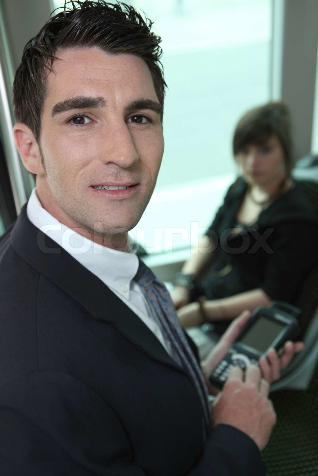 Public Transport Controller Stock Image Colourbox
