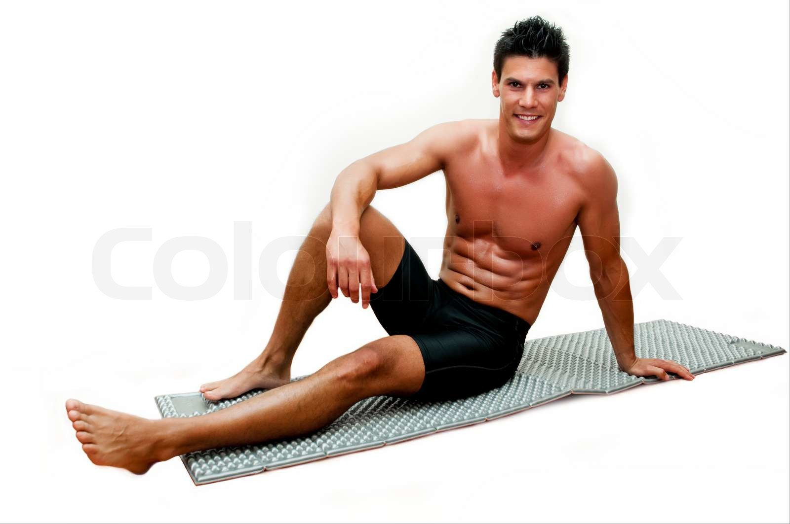 reclining man | Stock image | Colourbox