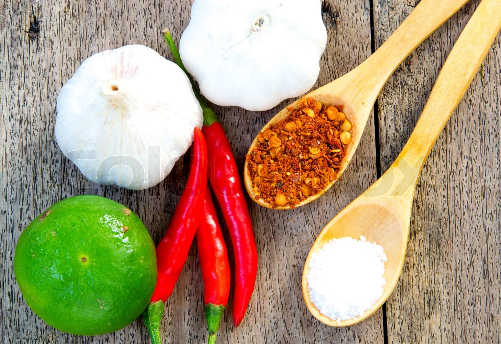 Asian Ingredients Food Stock Image Colourbox