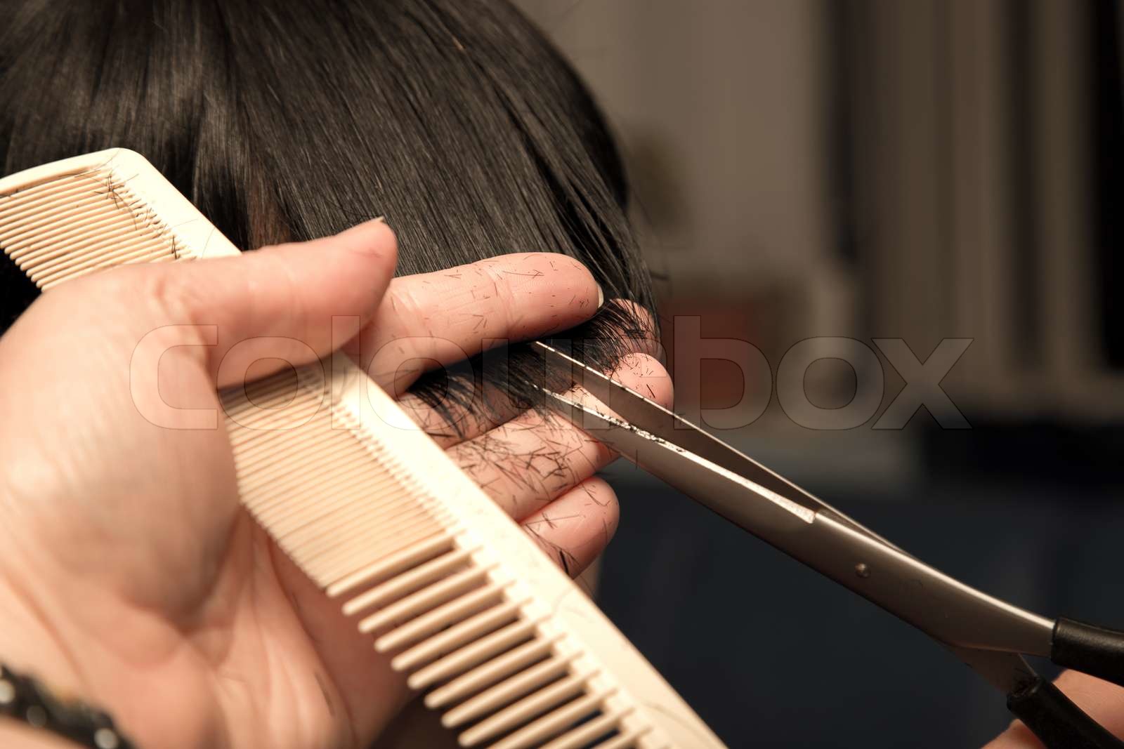 Barber Friseurschere – Scharfe Edelstahl-Klinge, Verstellbar, Mit Schutzhülle, Für Profis & Heimgebrauch