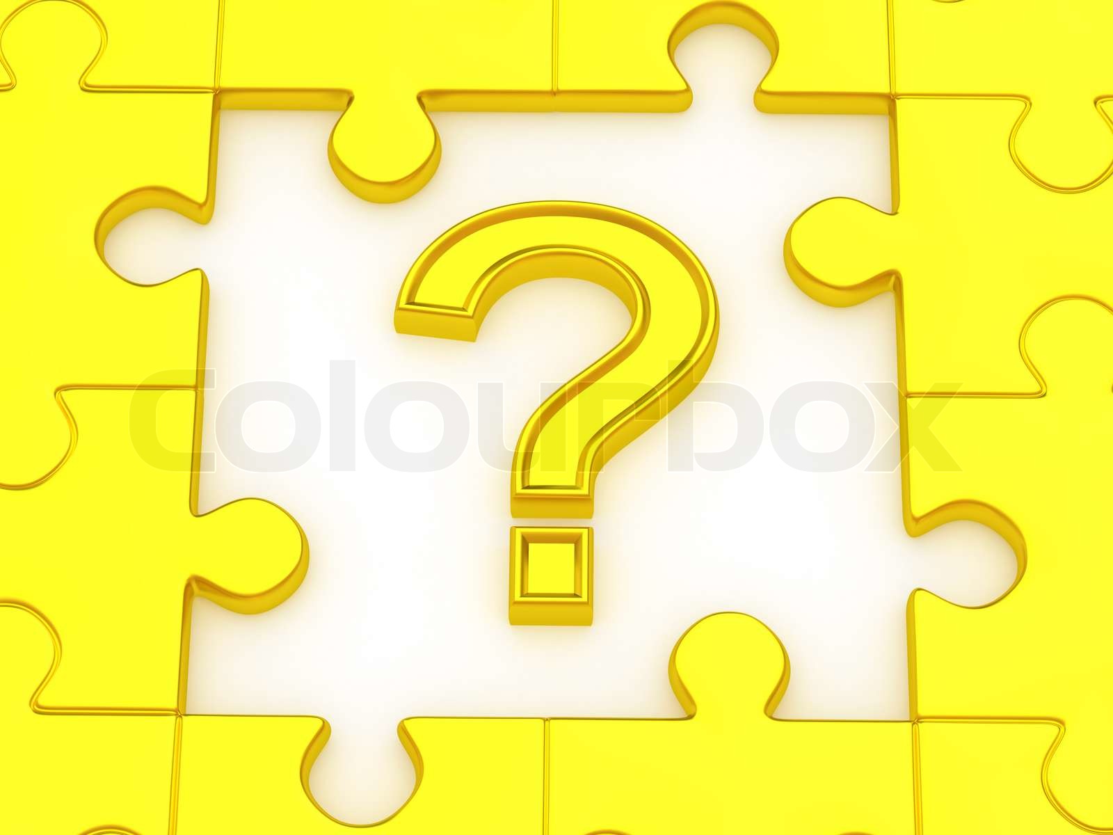 Puzzle | Stock Bild | Colourbox