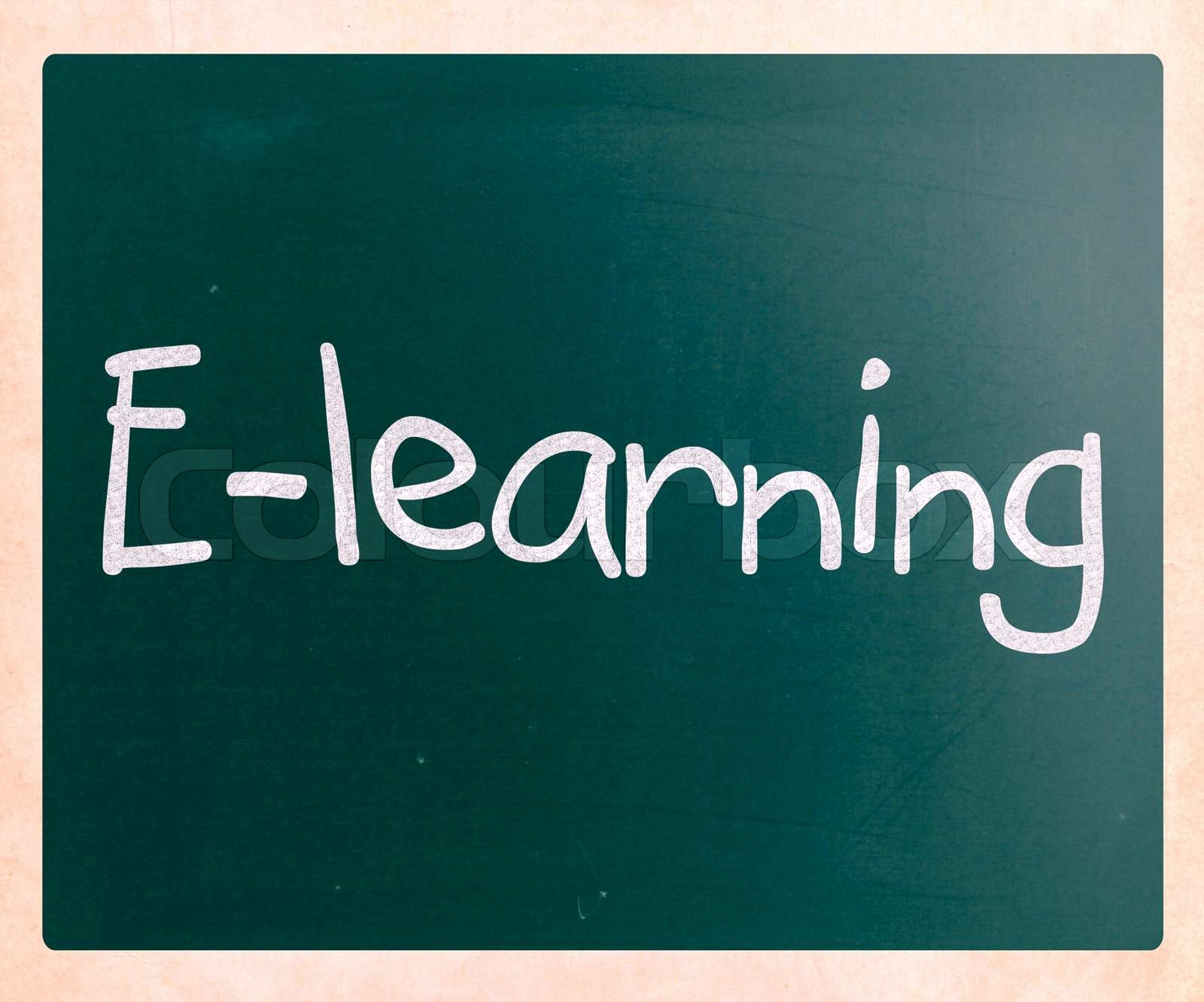 E Lernen Stock Bild Colourbox