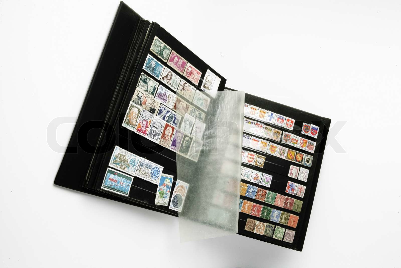 Stamp album | Stock image | Colourbox