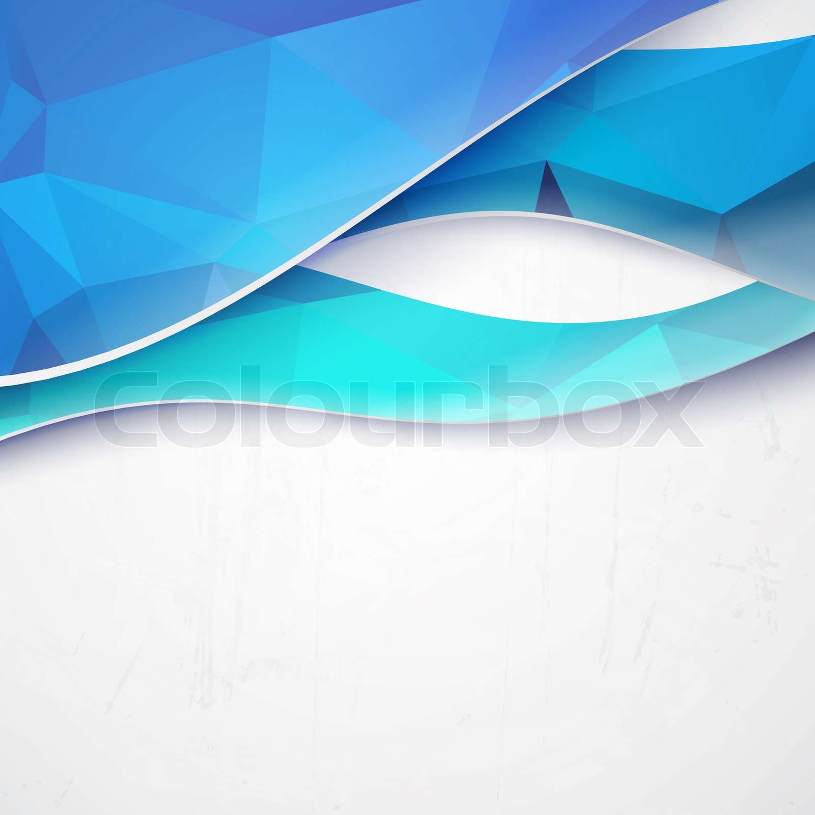 Abstract triangle wave design | Stock image | Colourbox