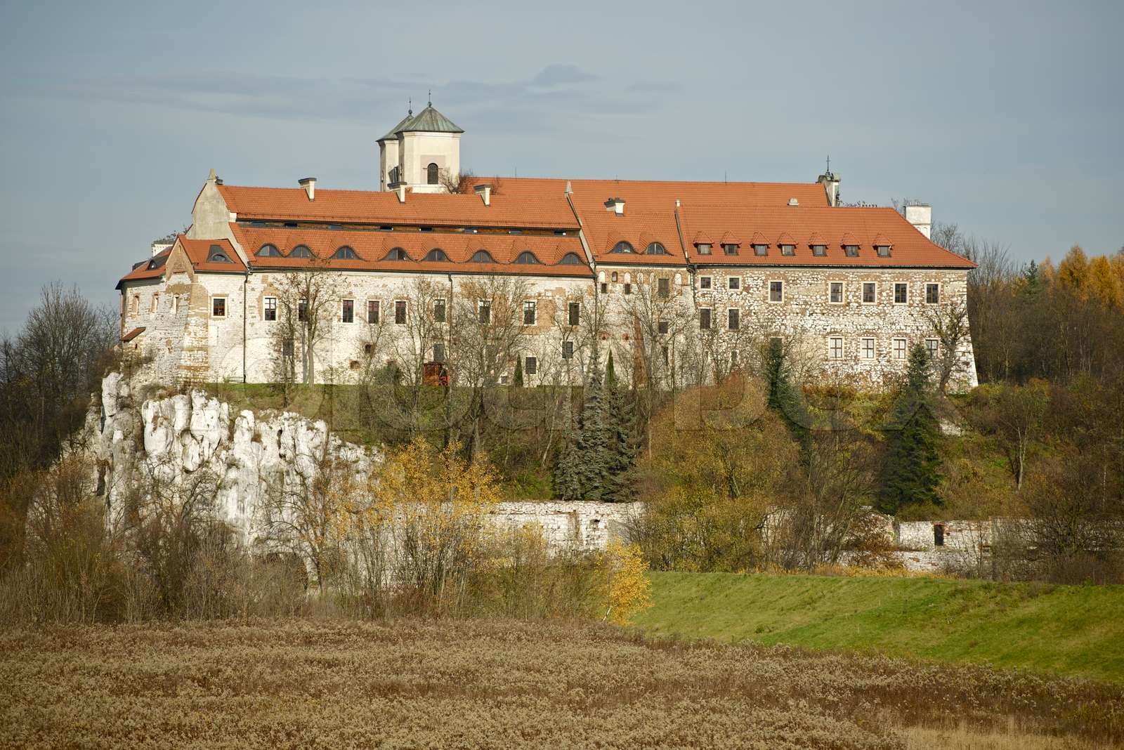 Tyniec Abbey Stock image Colourbox