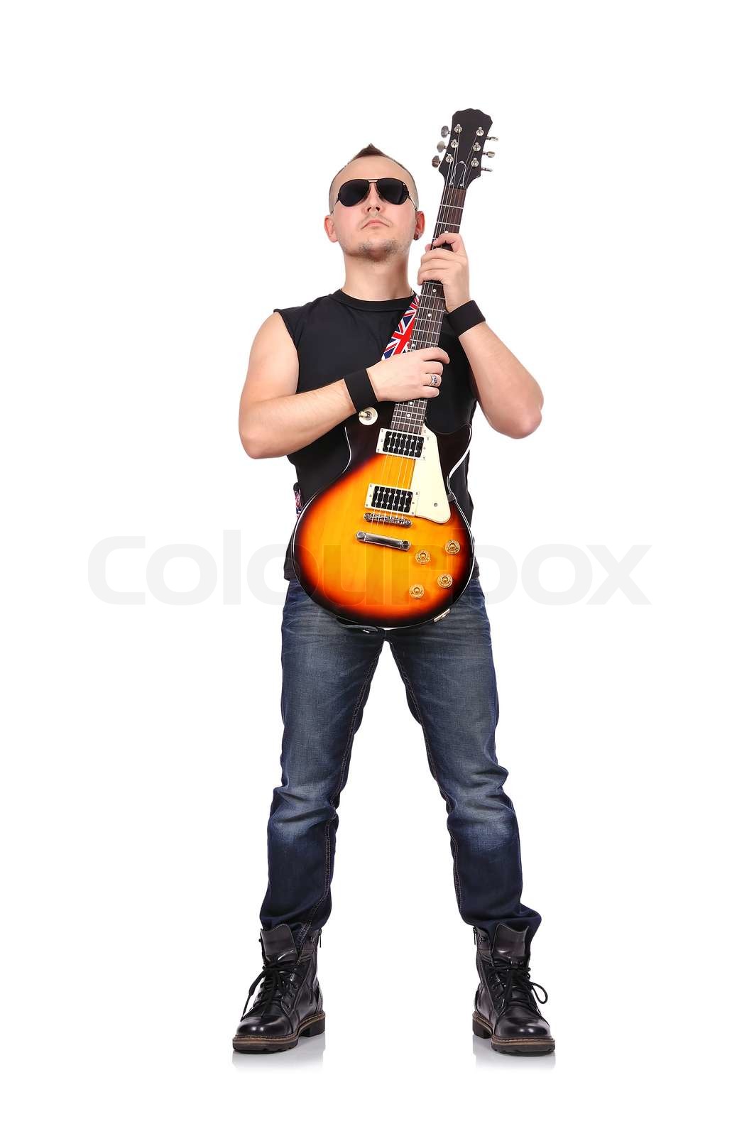 junge Rocker Stock Bild Colourbox