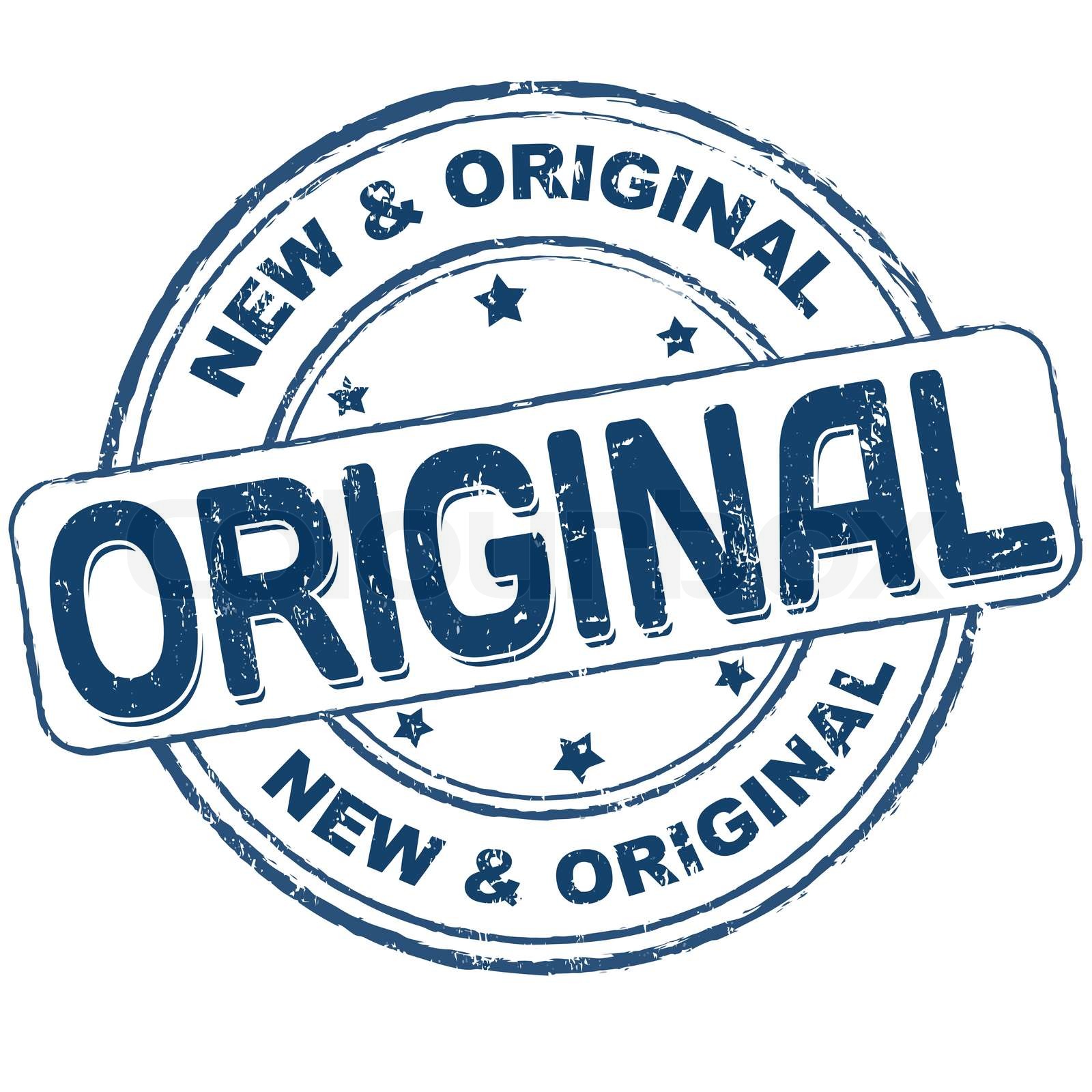 stempel, original, distinktioner | Stock vektor | Colourbox