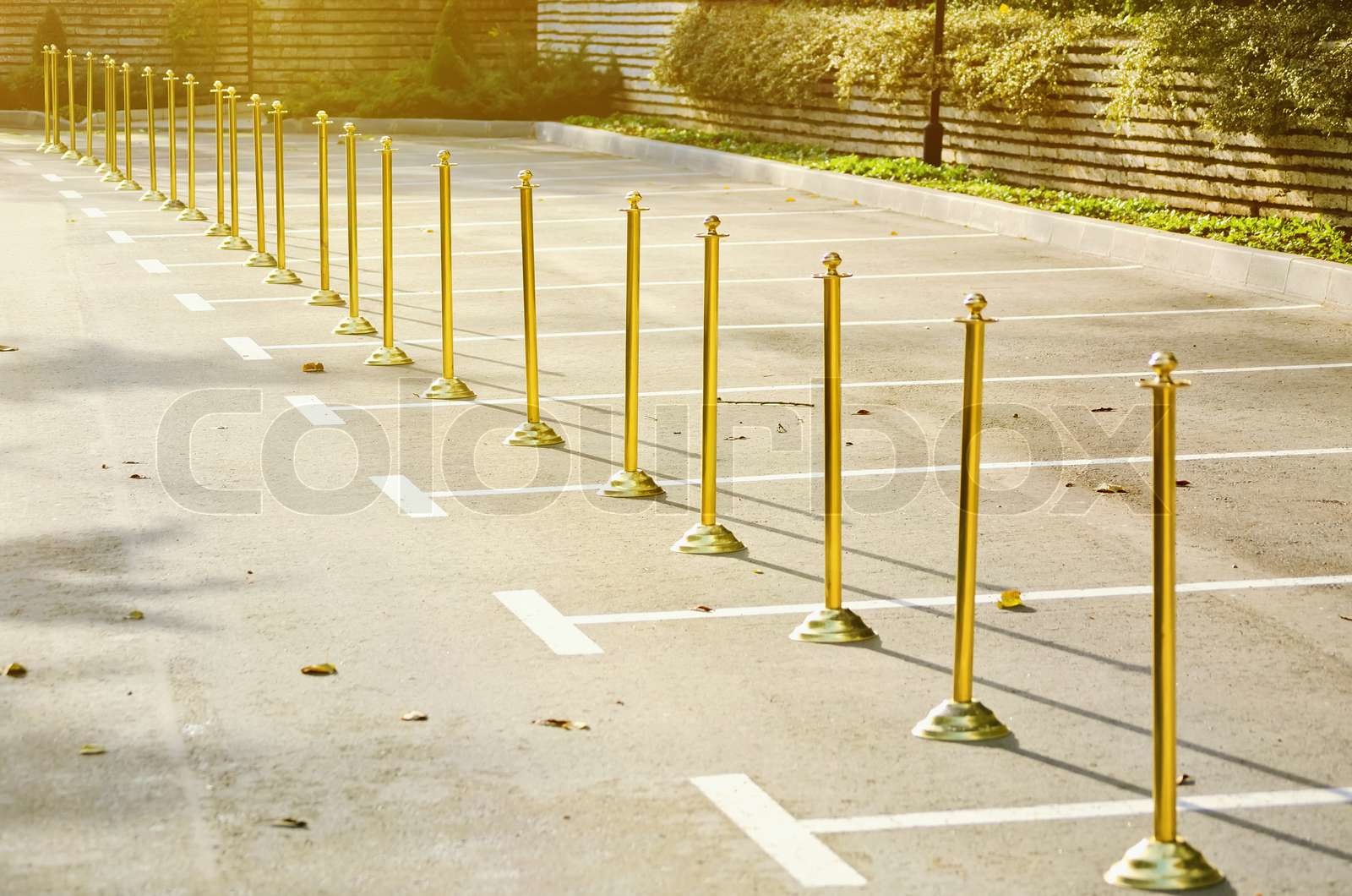 Parkplatz Stock Bild Colourbox