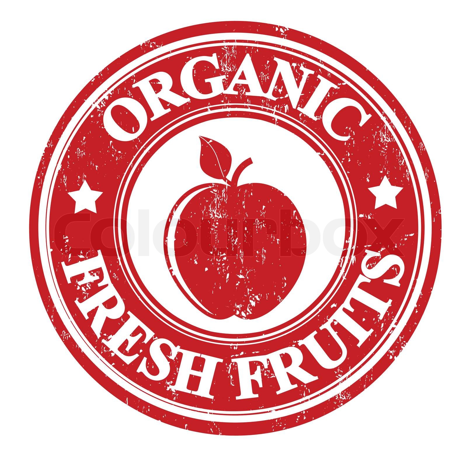 Orange stamp | Stock vector | Colourbox