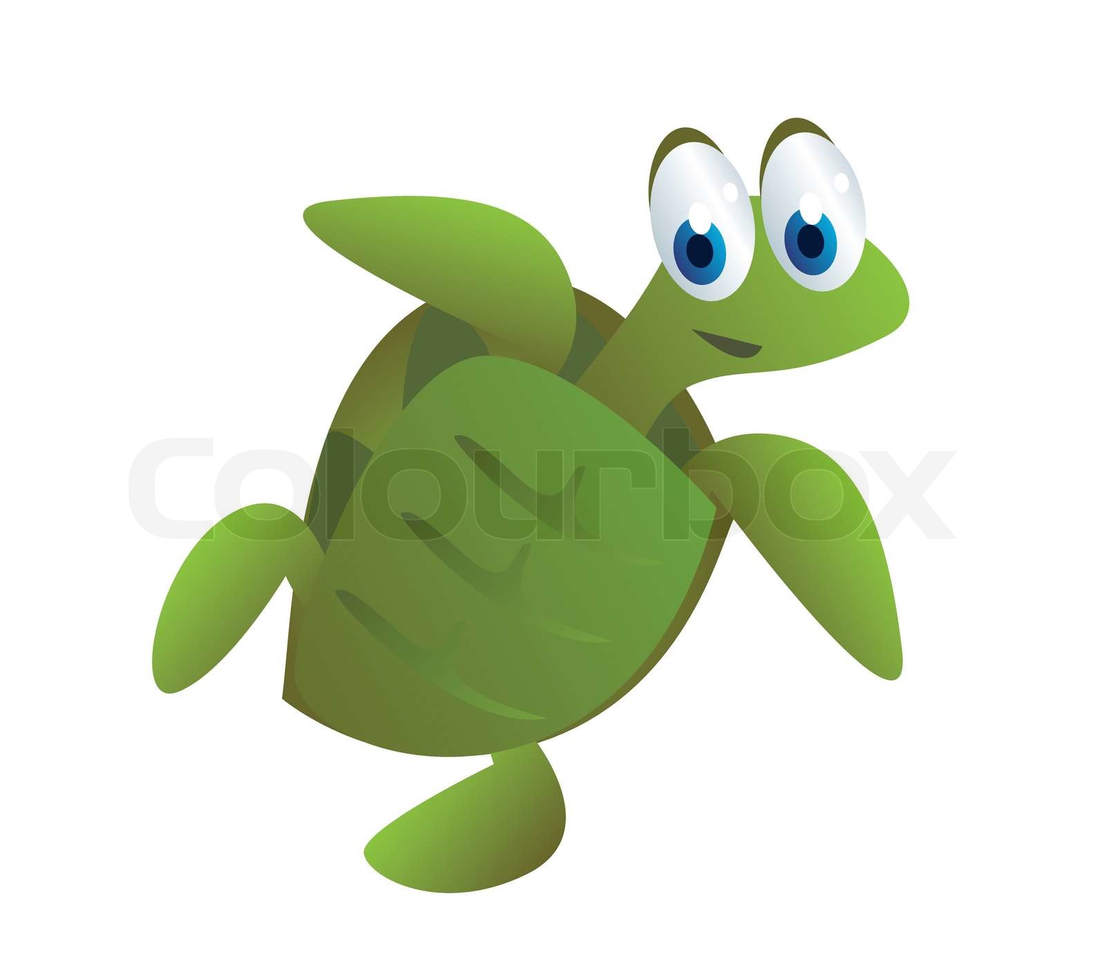 turtle cartoon | Stock vector | Colourbox