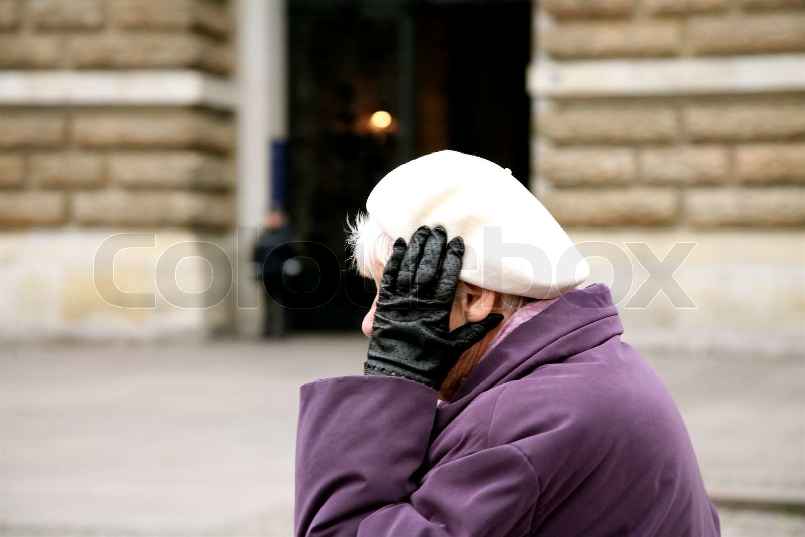 frau, deutsch, alt Stock Bild Colourbox