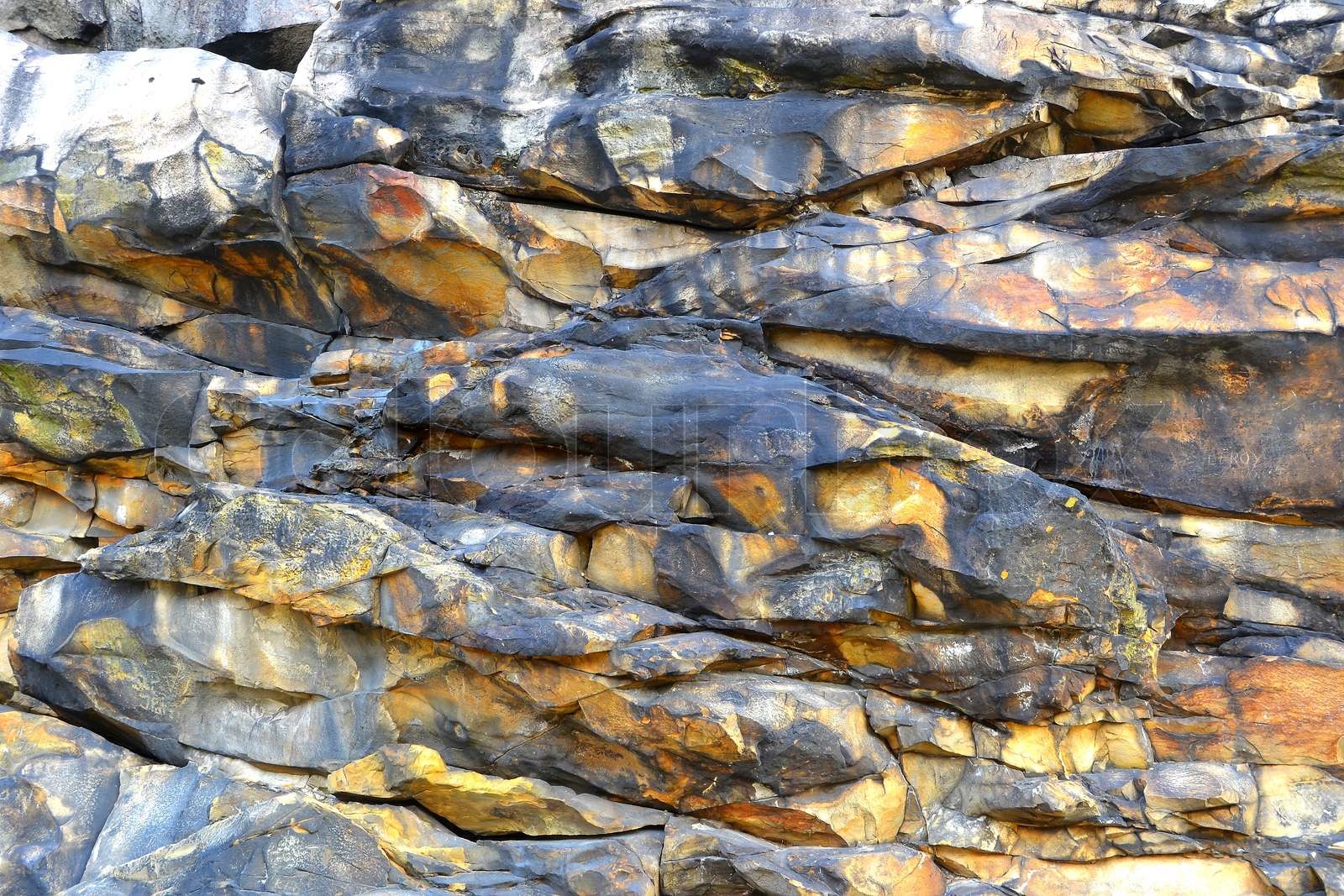 klippe Stock foto Colourbox