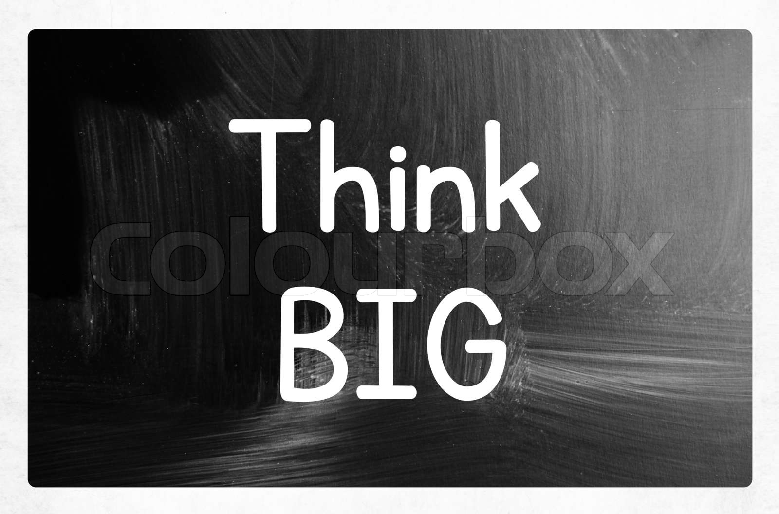 think big concept | Stock image | Colourbox