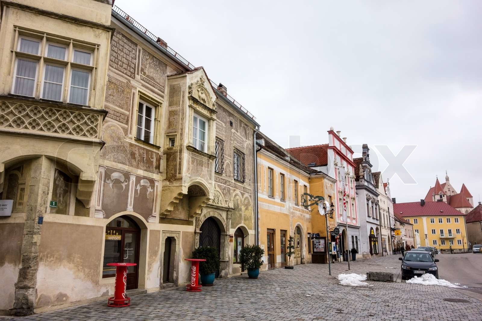austria, lower austria, eggenburg Stock image Colourbox