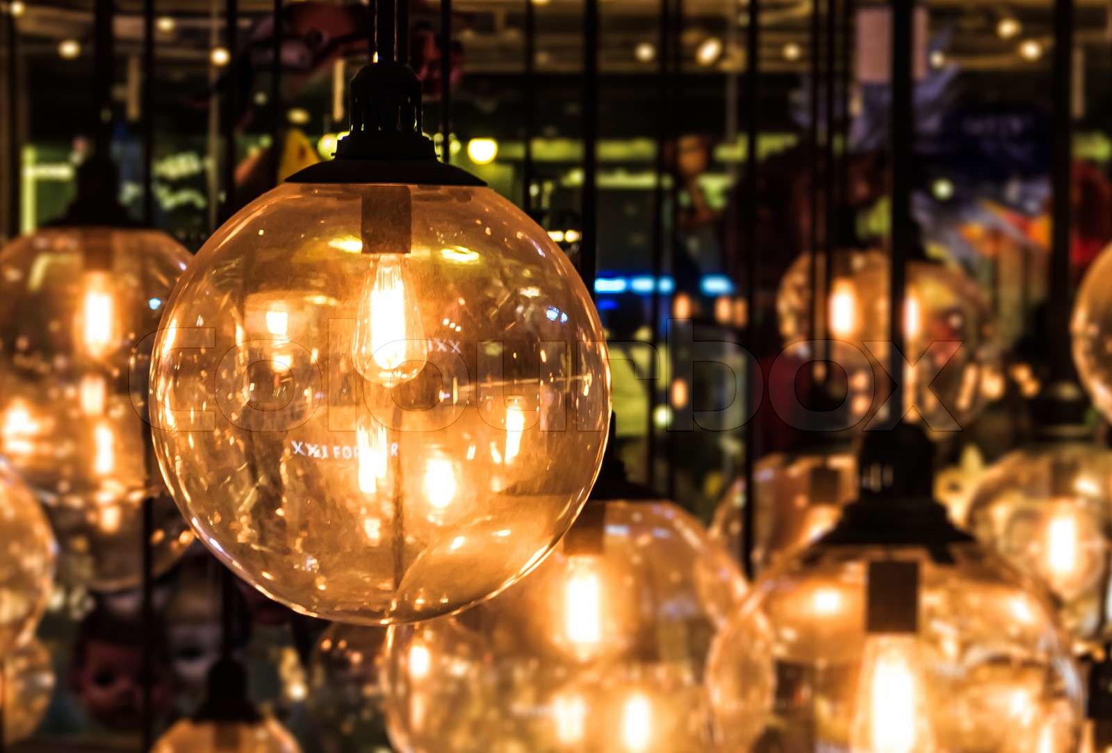 Lighting Decor, Close up with Blurred Background | Stock image | Colourbox