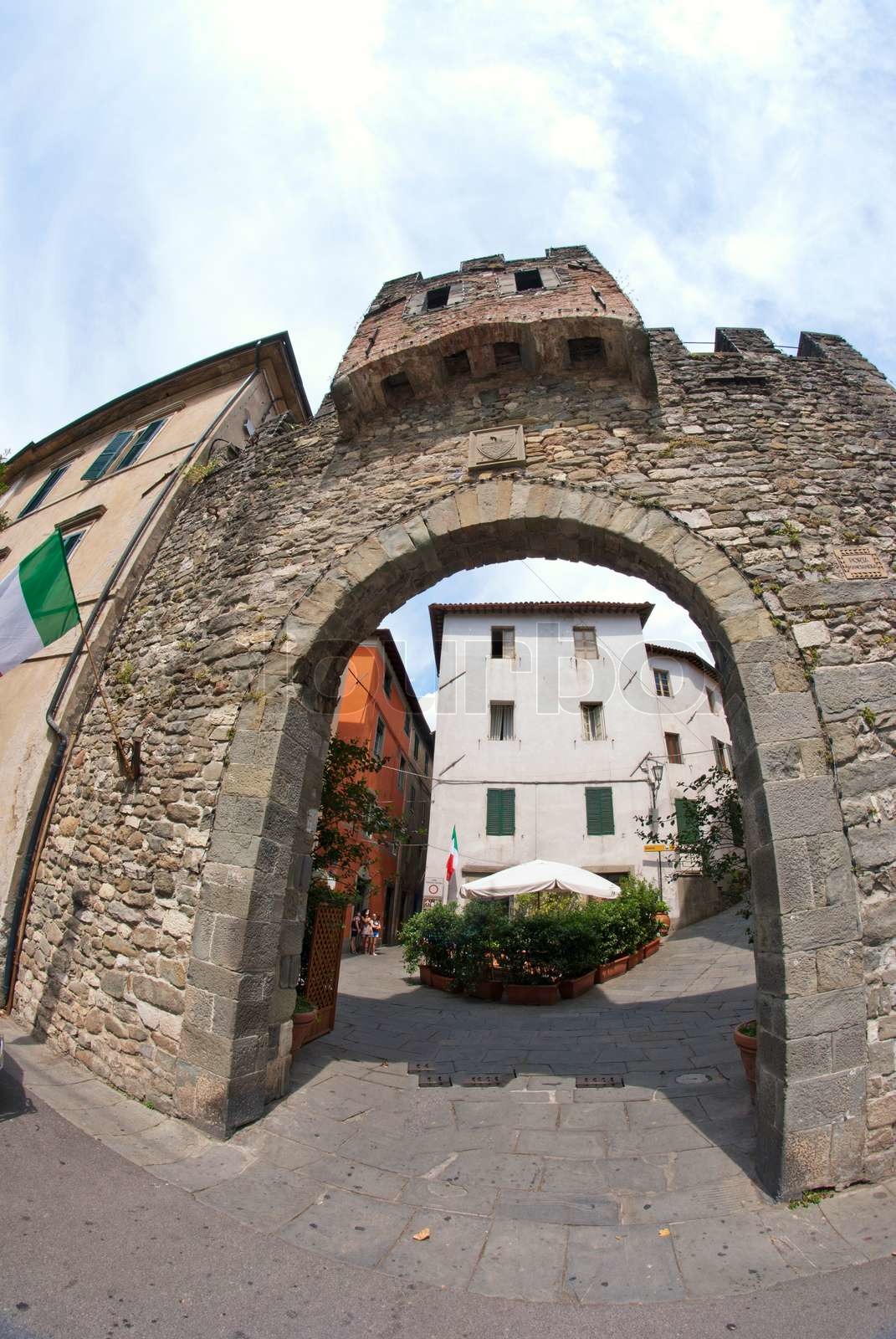 Barga, Italy Stock image Colourbox