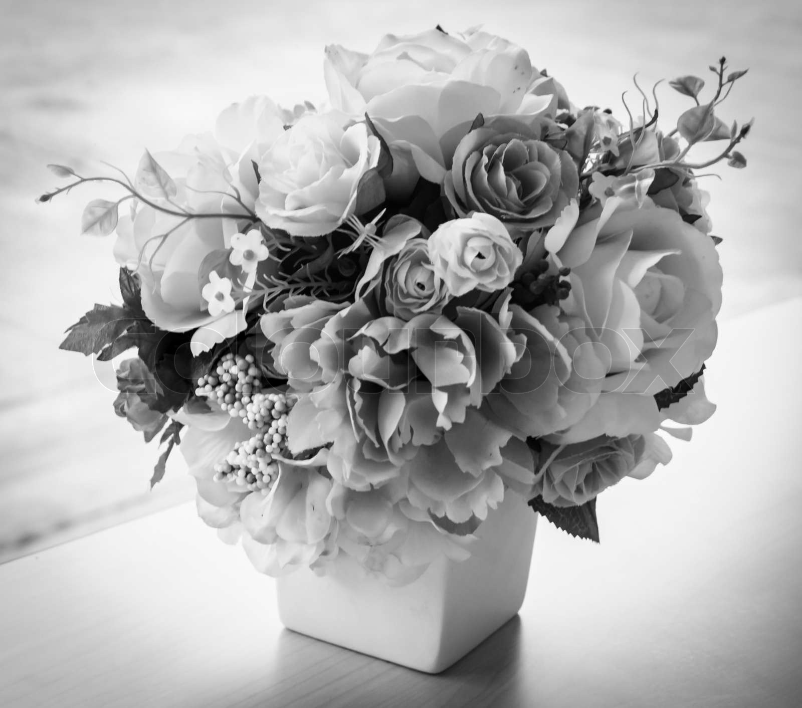 Fake flower Stock image Colourbox