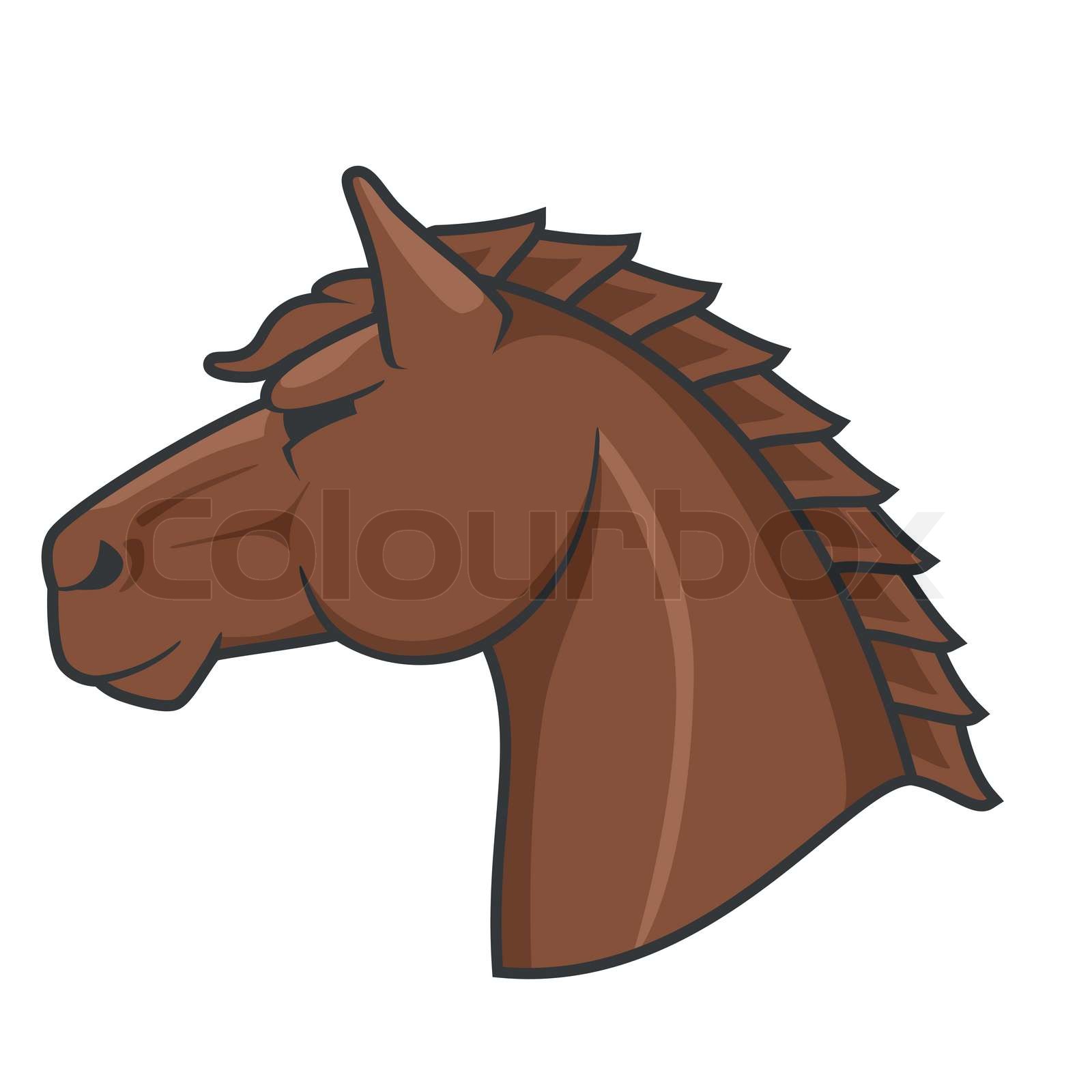 Horse head | Stock vector | Colourbox