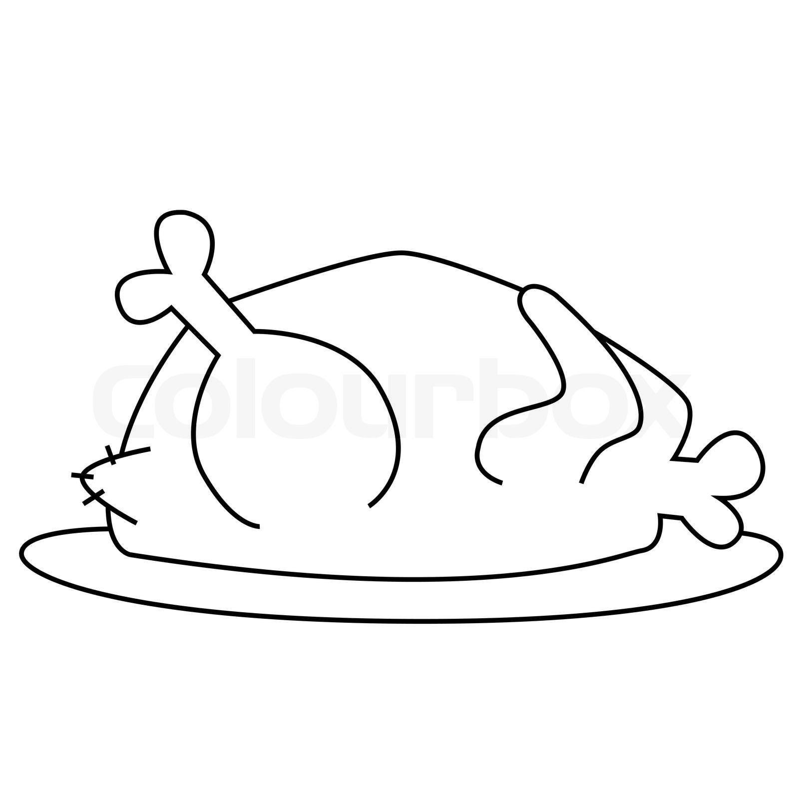 Chicken Stock Vector Colourbox