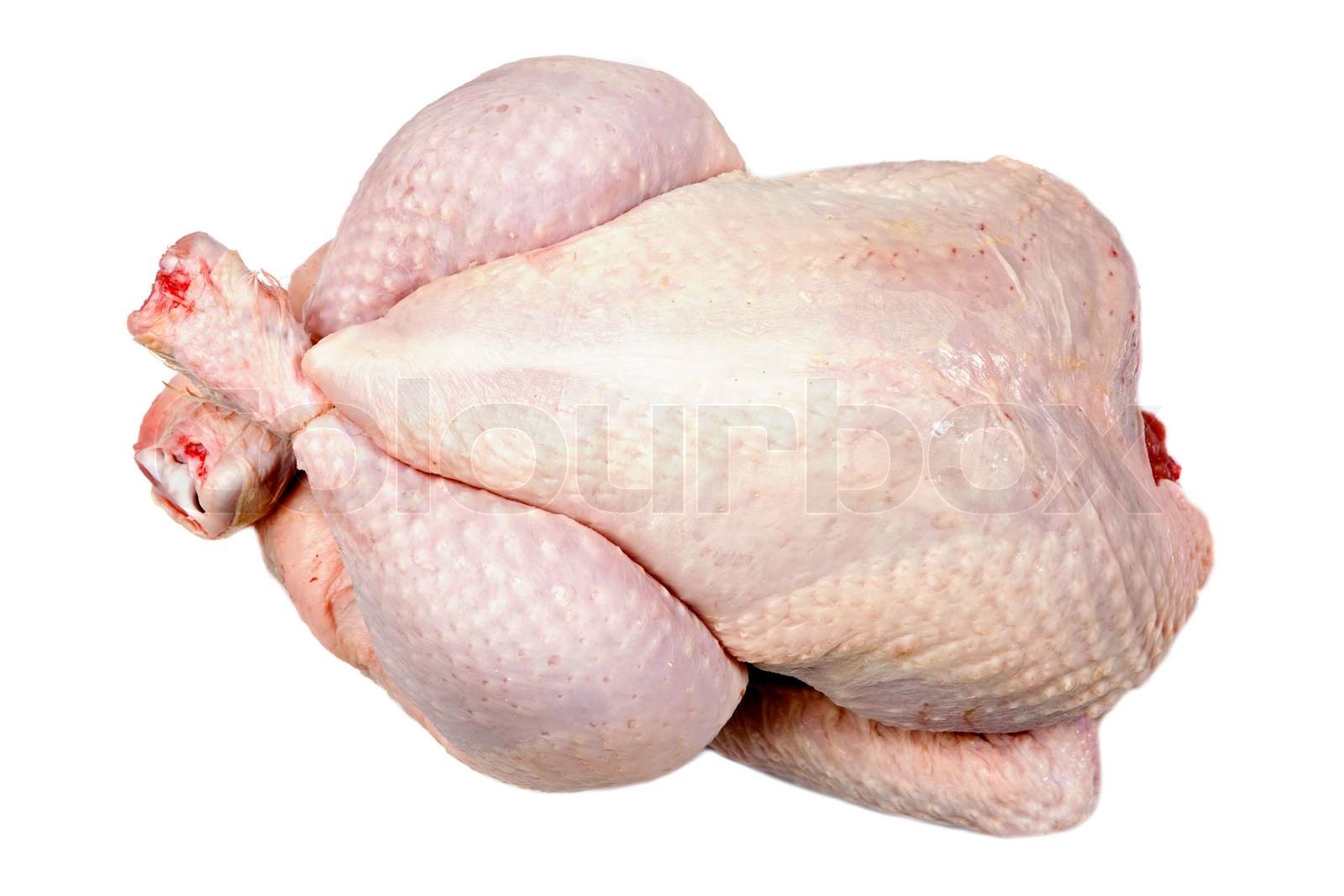 Skin of a raw chicken | Stock image | Colourbox