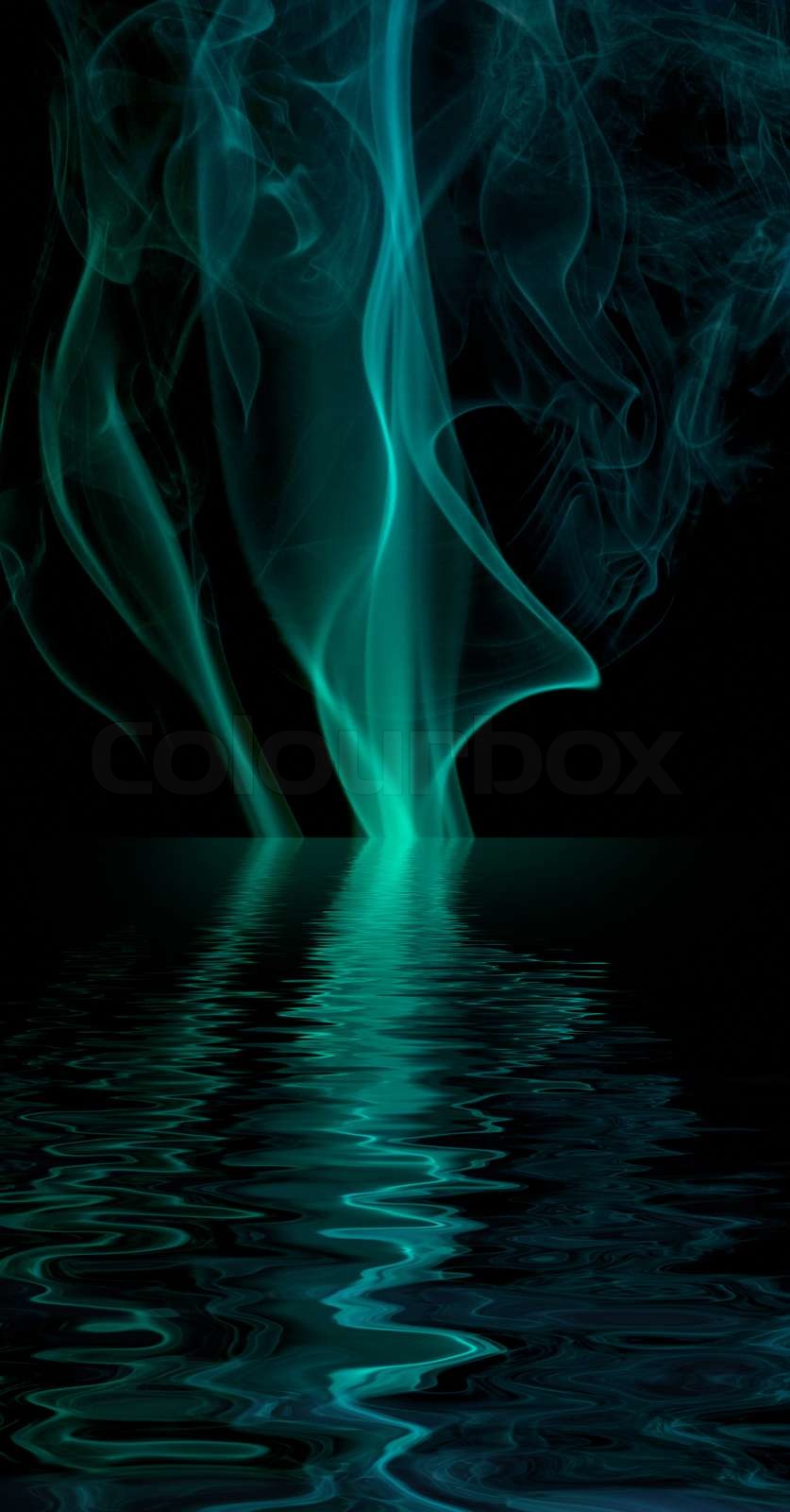 smoke on the water | Stock image | Colourbox