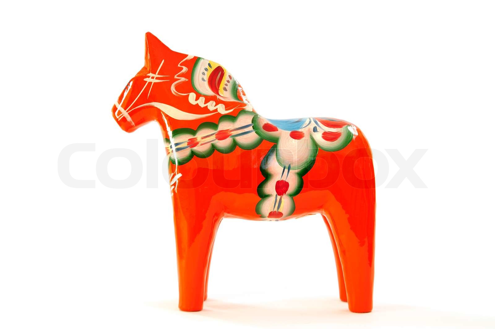 Dala Horse Stock image Colourbox