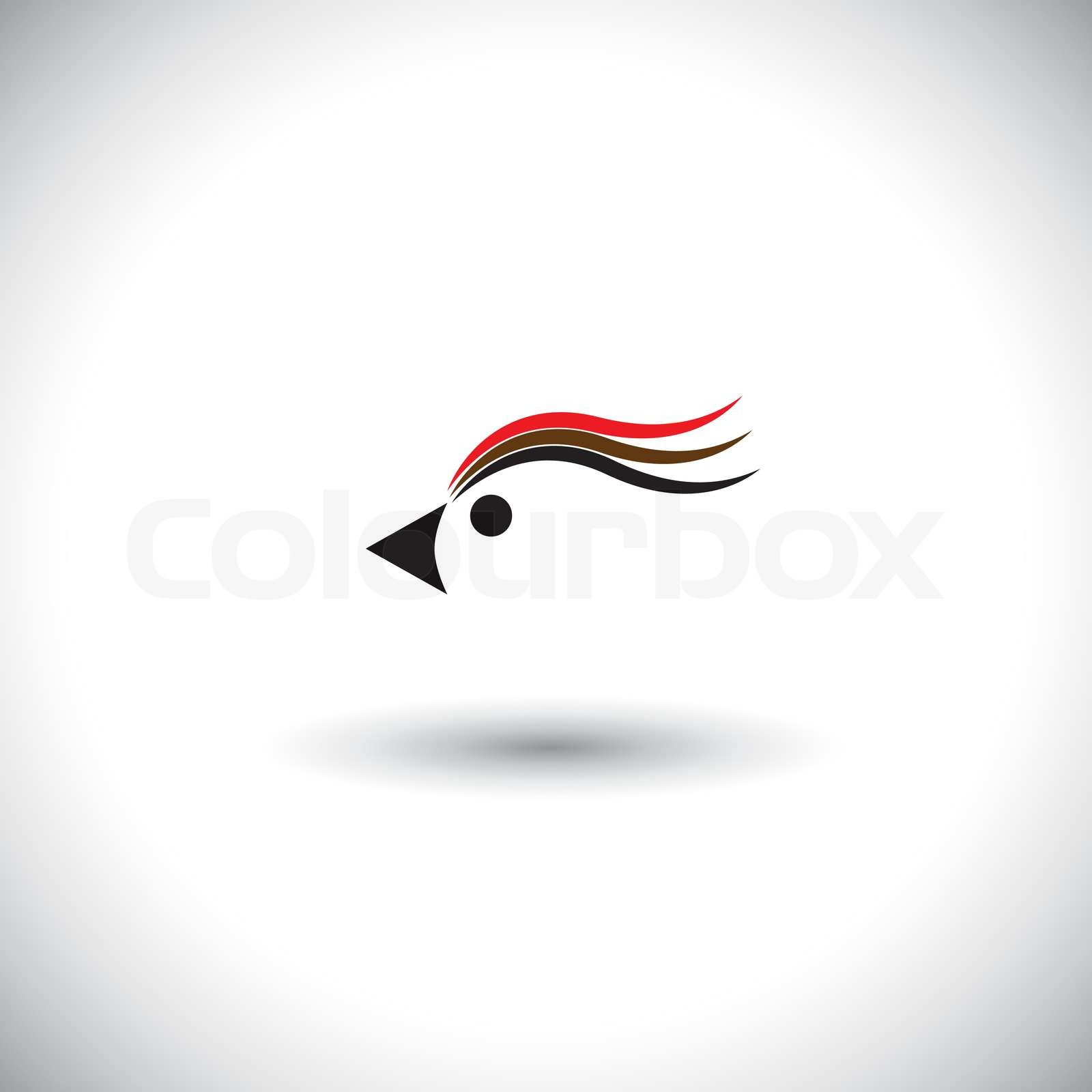 vogel mit federn auf dem kopf
