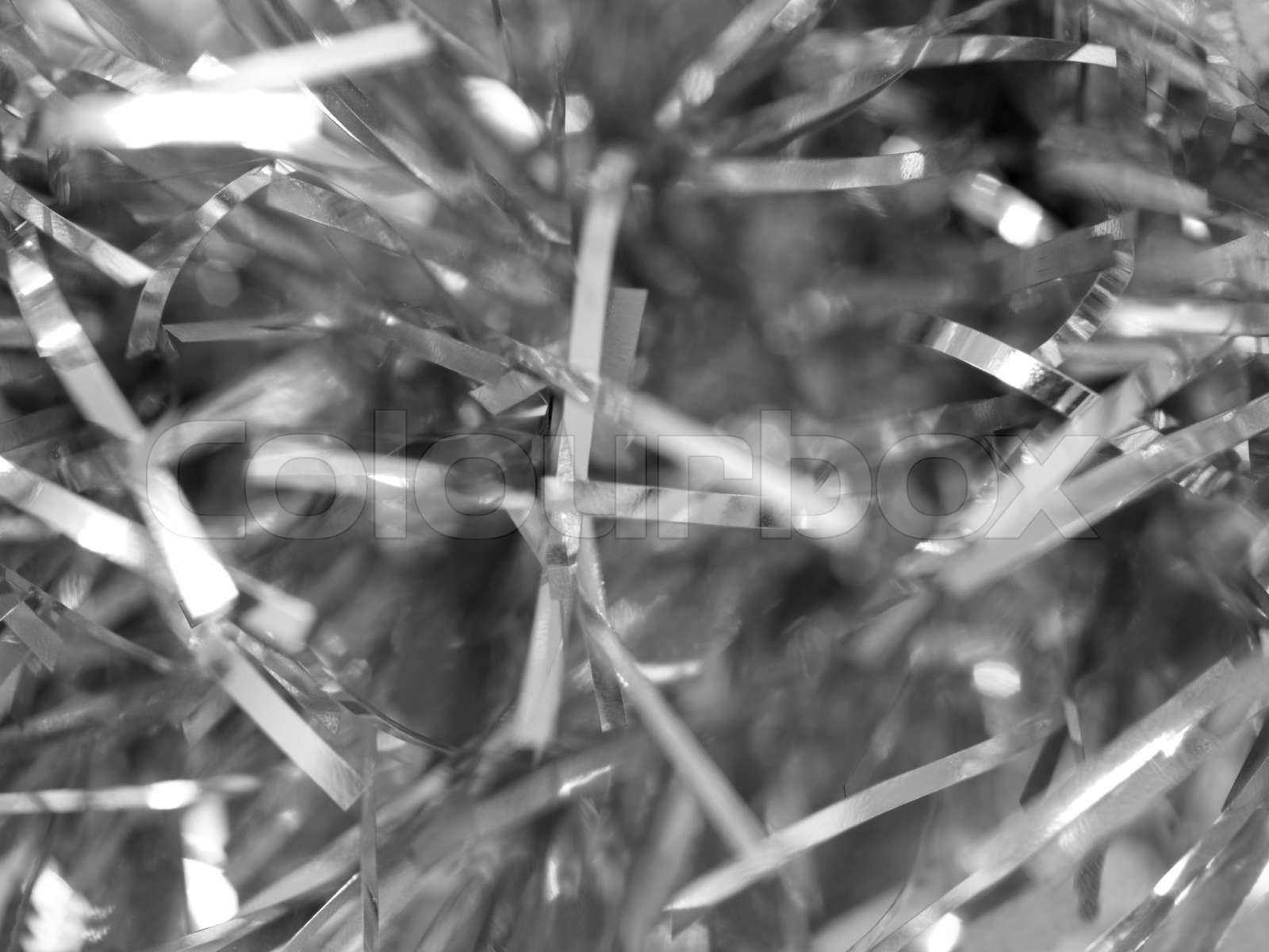 Tinsel Stock image Colourbox