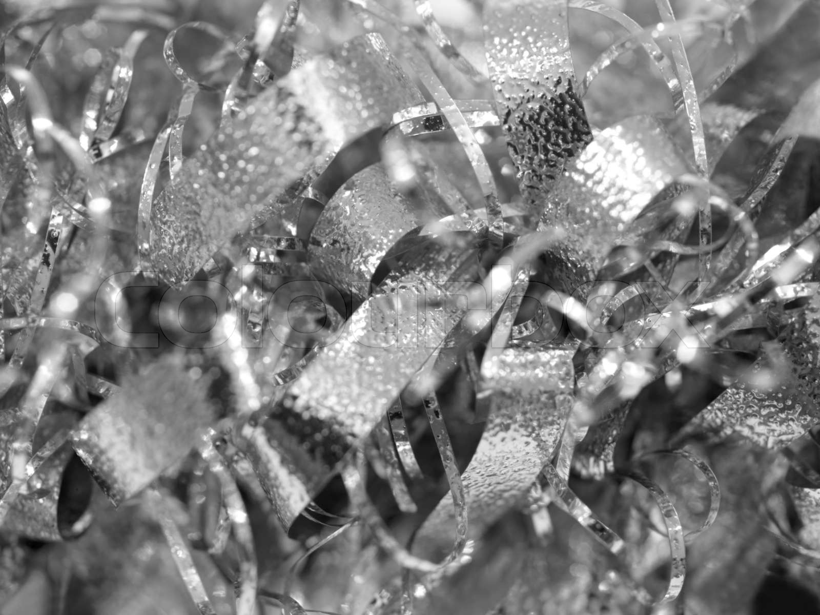 Tinsel Stock image Colourbox
