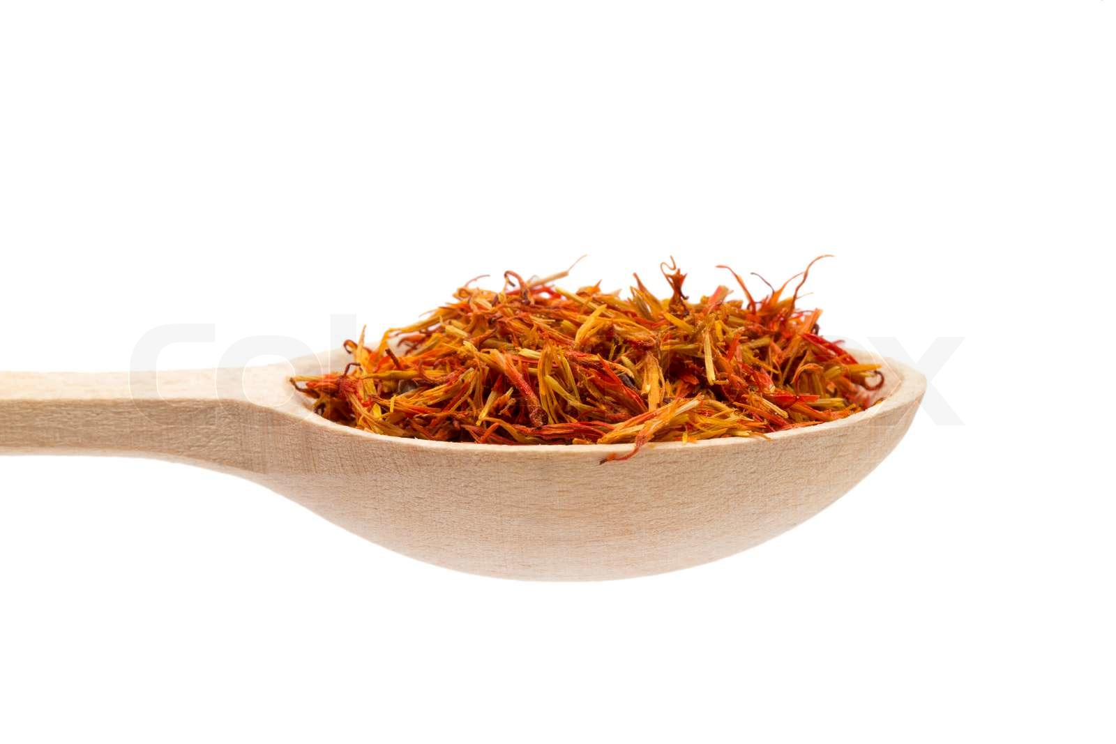 saffron spice Stock image Colourbox