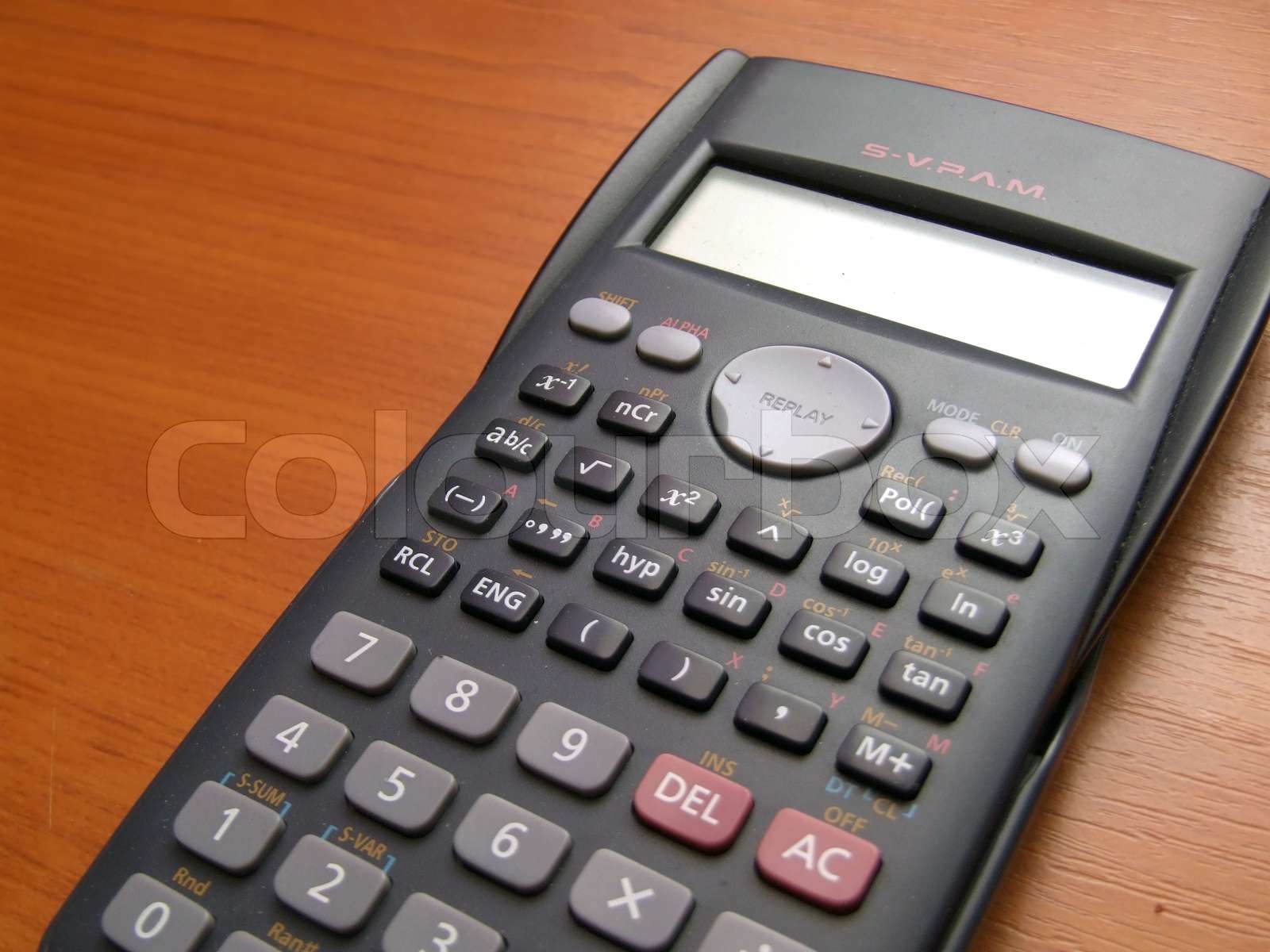calculator Stock image Colourbox