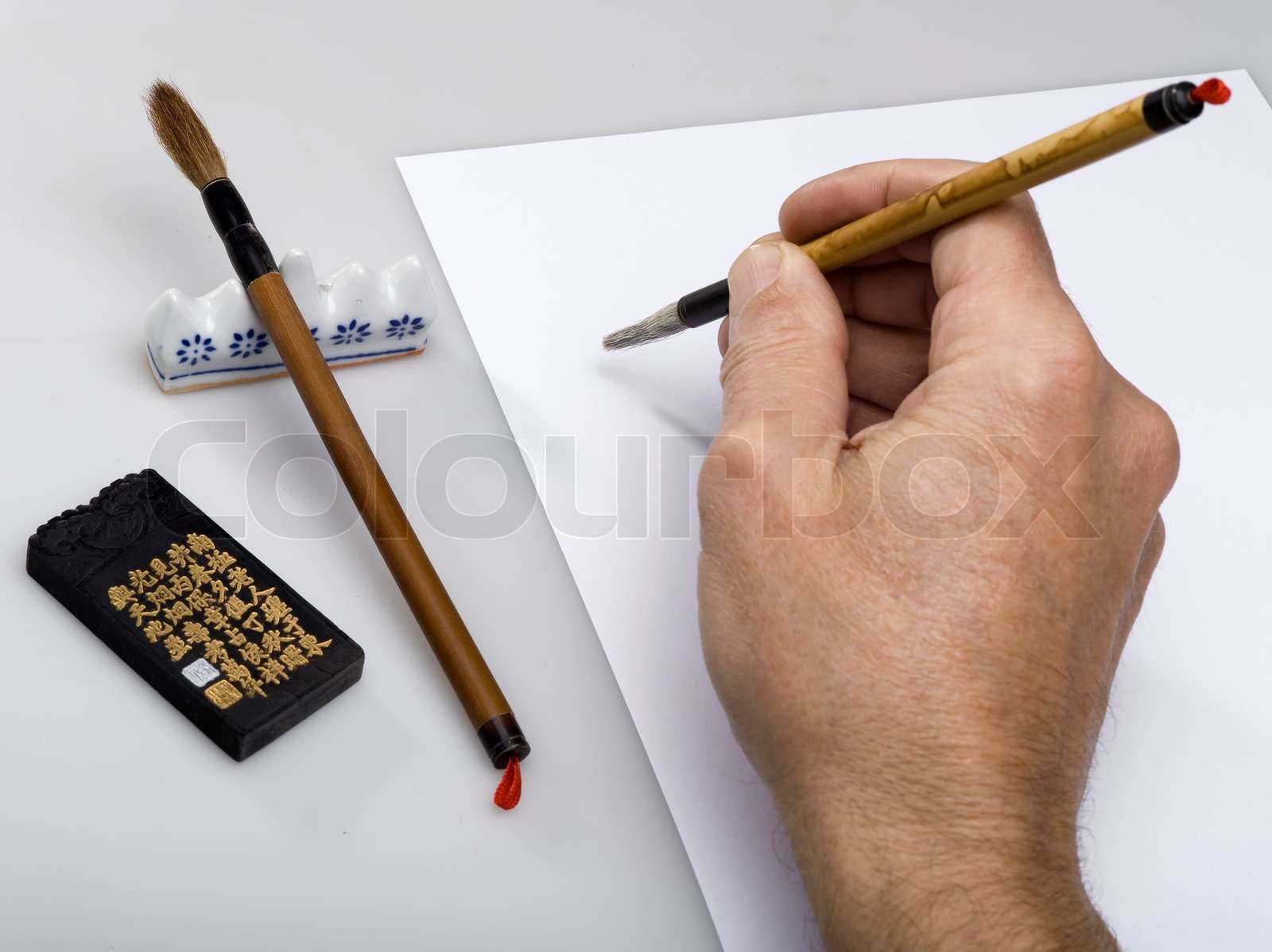 Writing Brush Stock Image Colourbox Writing Brush Stock Image Colourbox