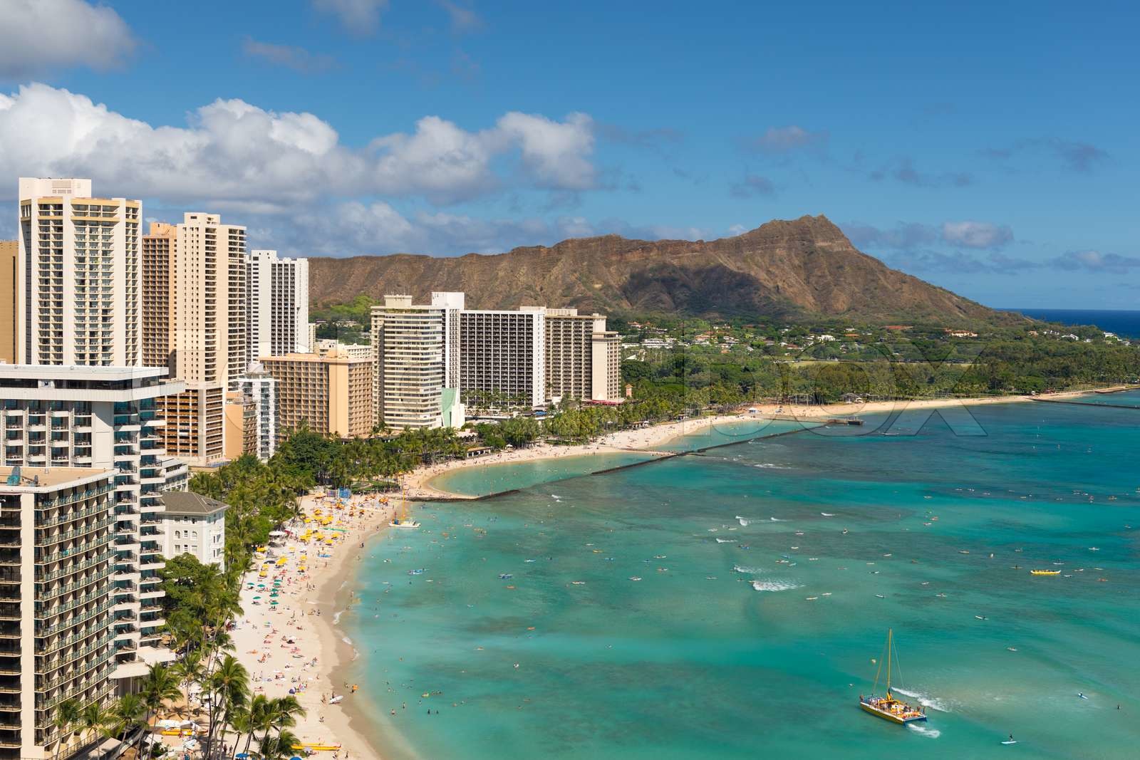 Waikiki-Strand im Sommer | Stock Bild | Colourbox