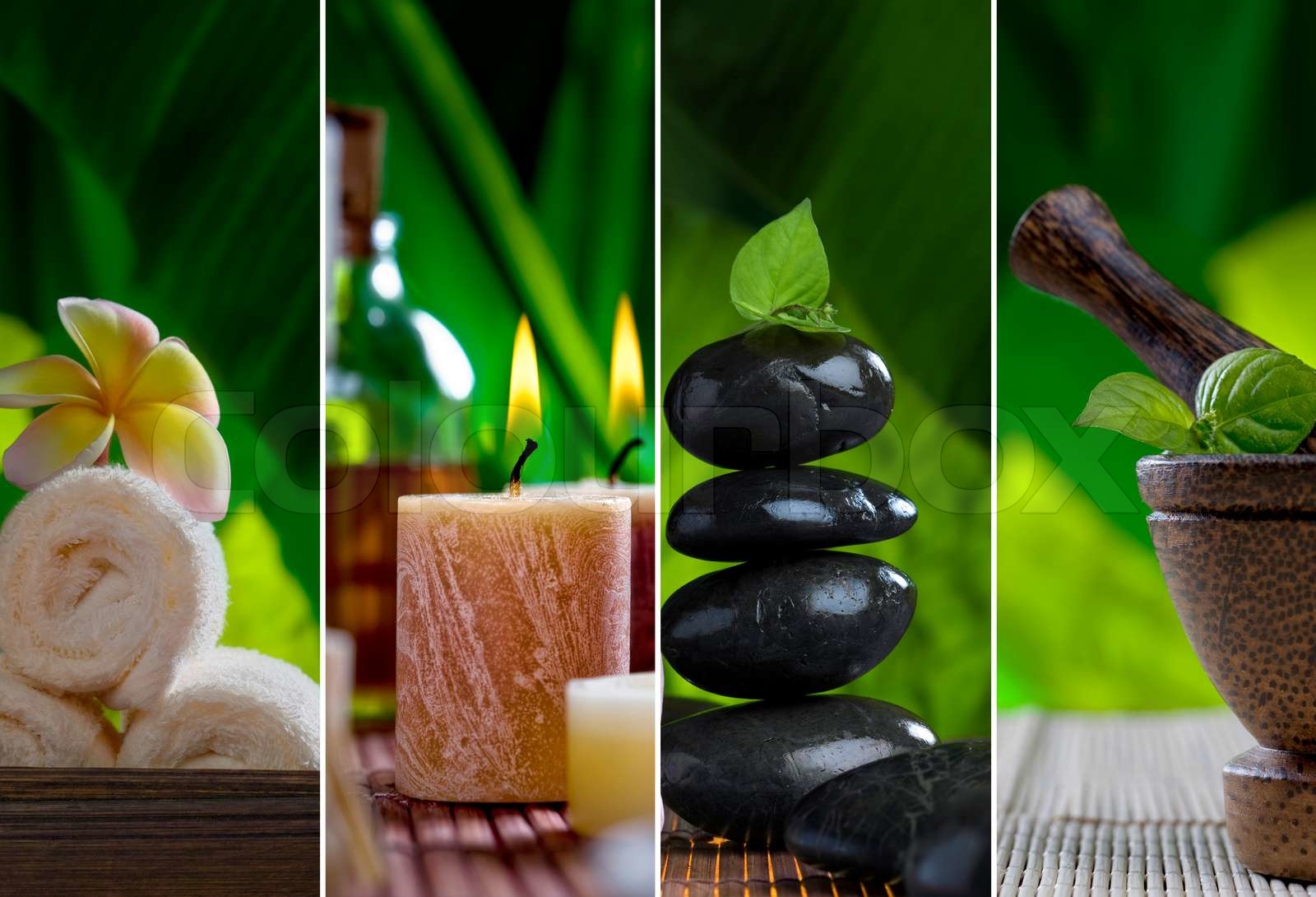 Spa Collage Stock Image Colourbox Spa Collage Stock Image Colourbox