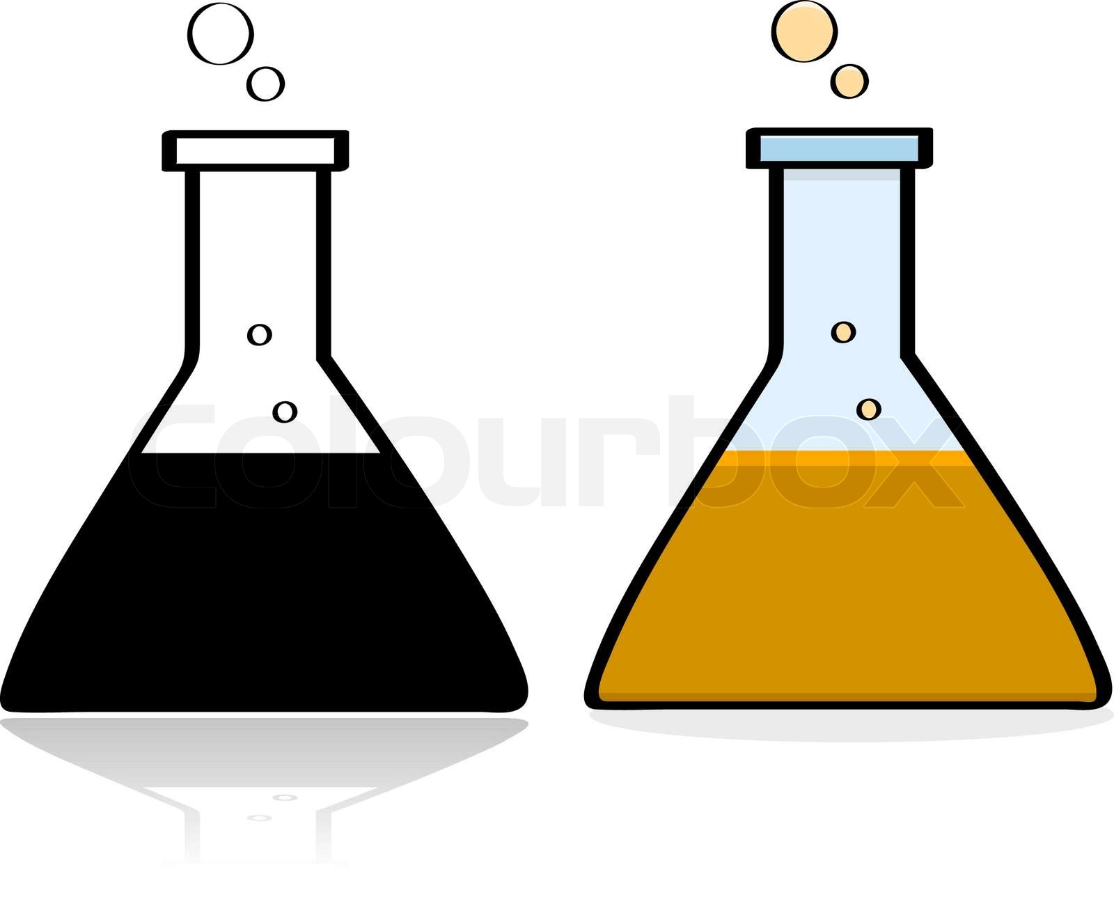 Lab beaker Stock vector Colourbox