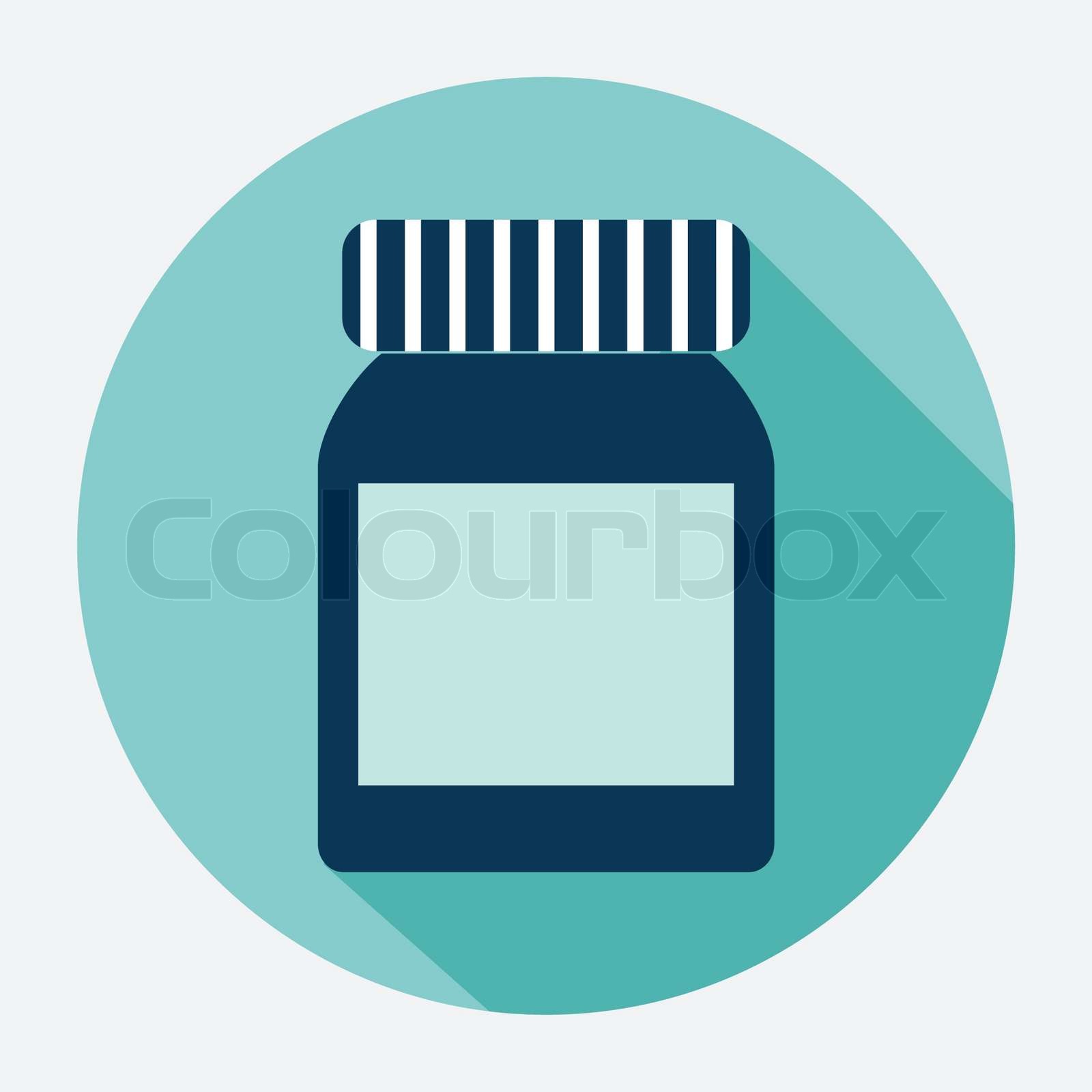 Plastic jar Stock vector Colourbox