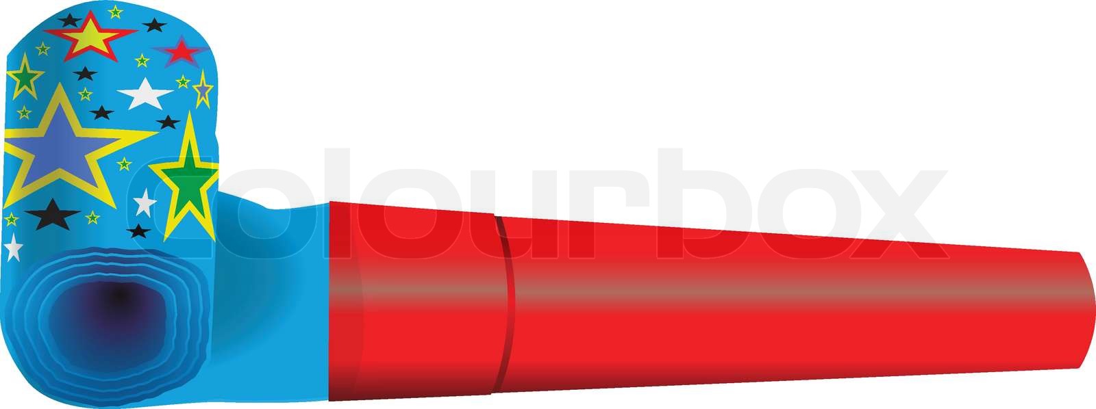 PARTY BLOWER Stock vector Colourbox