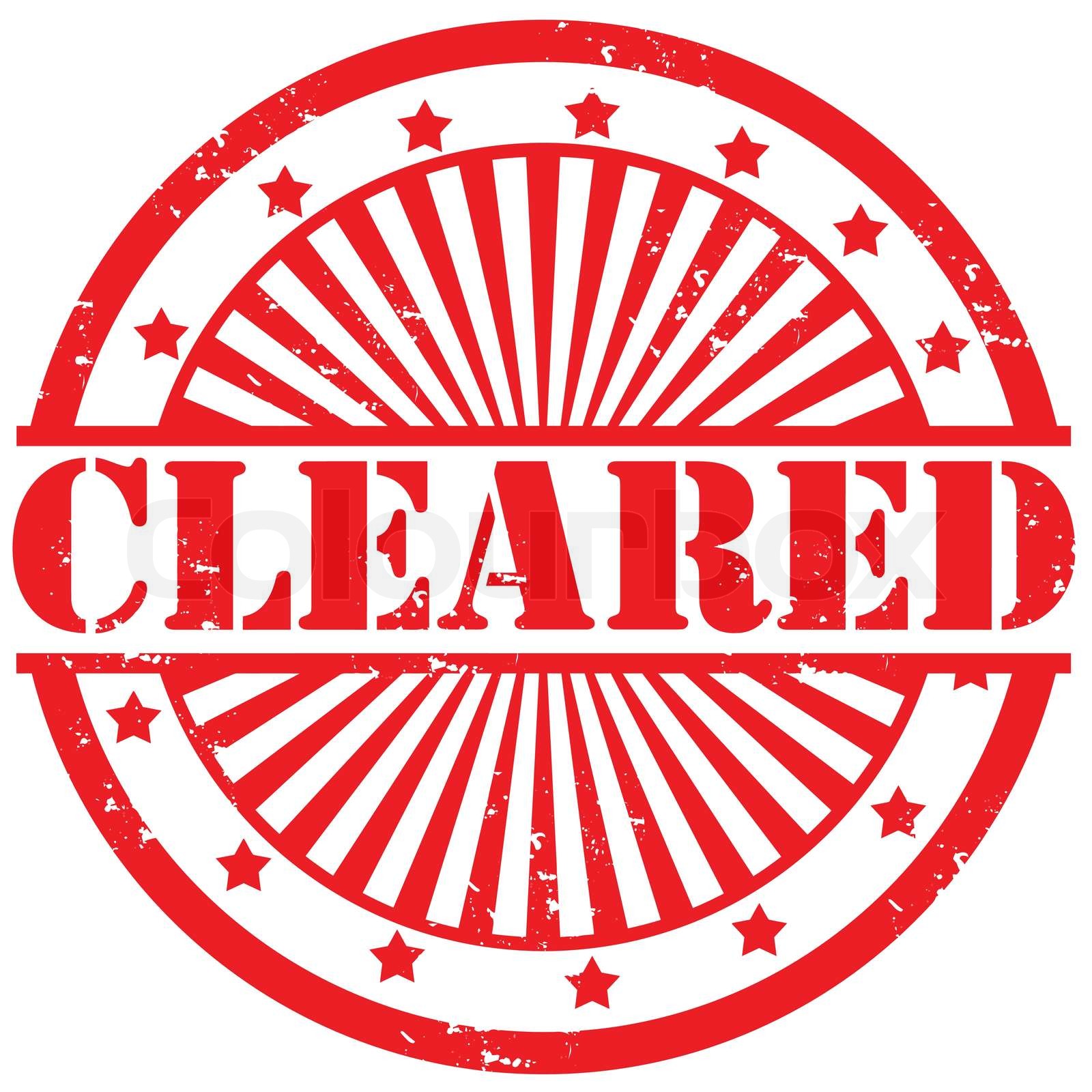 Cleared stamp Stock vector Colourbox