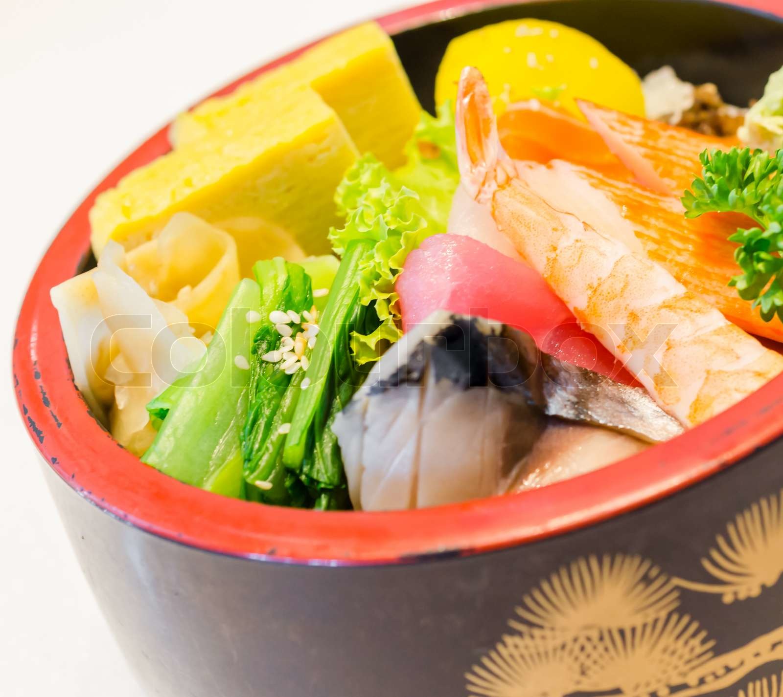 japanische sashimi | Stock Bild | Colourbox