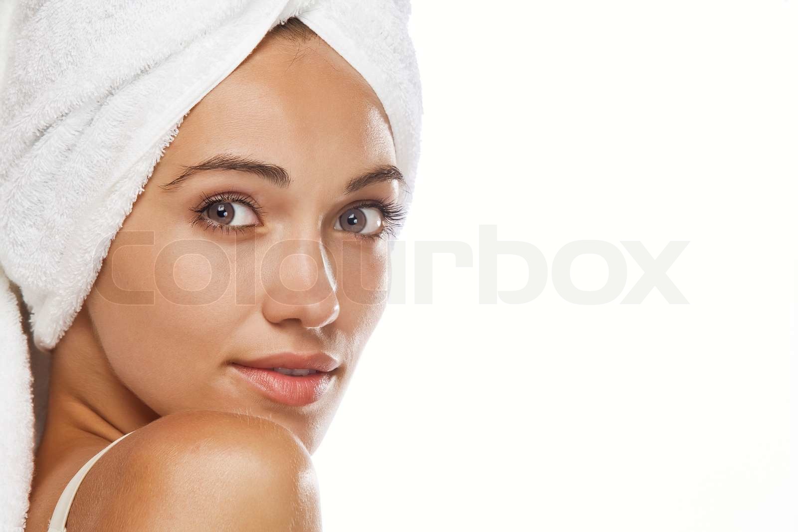 nach der Dusche | Stock Bild | Colourbox
