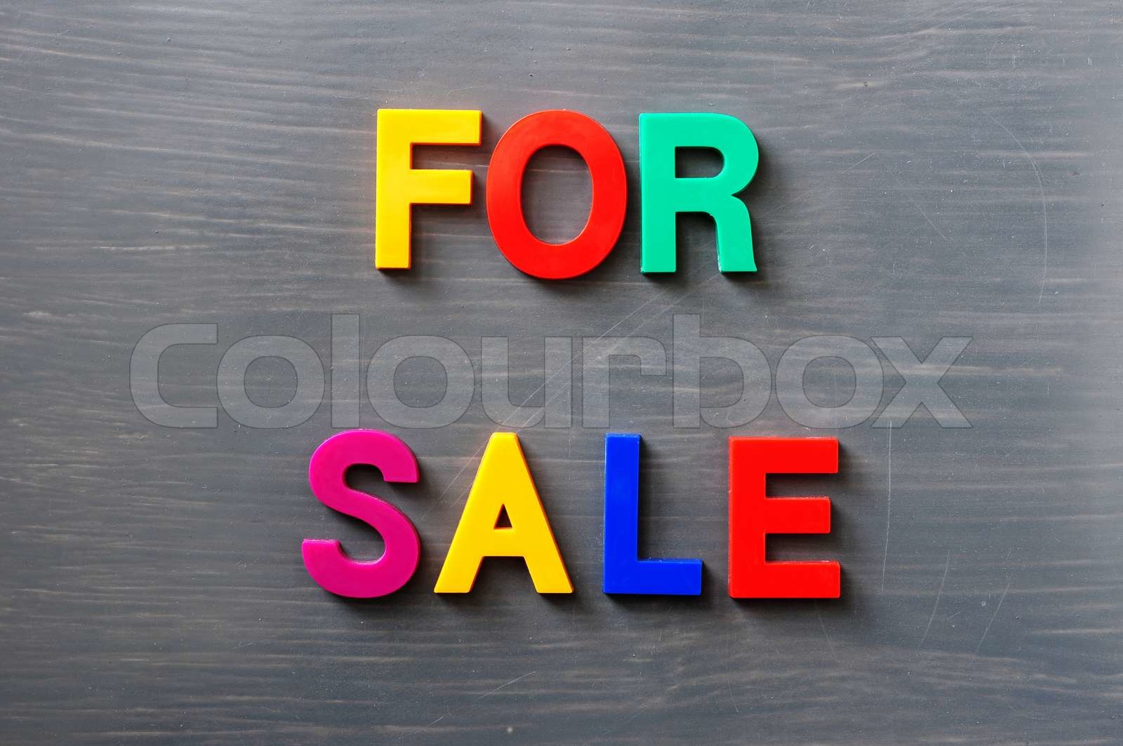 For sale | Stock image | Colourbox