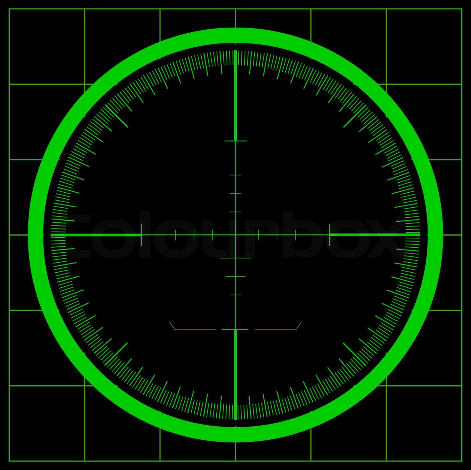 Radar screen | Stock vector | Colourbox