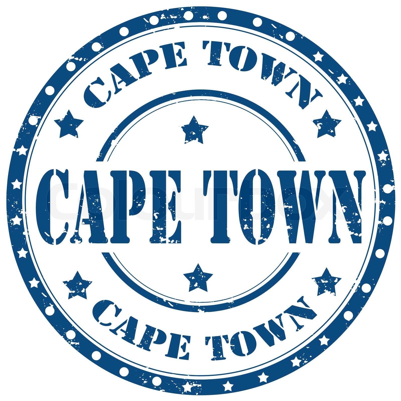 Cape Townstamp Stock vector Colourbox