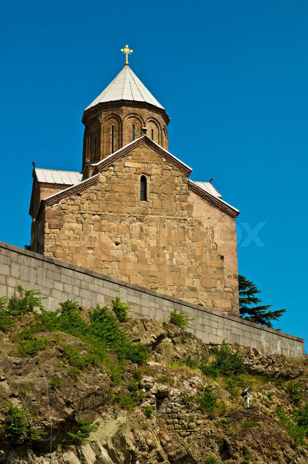 Metechi Kirche Stock Bild Colourbox