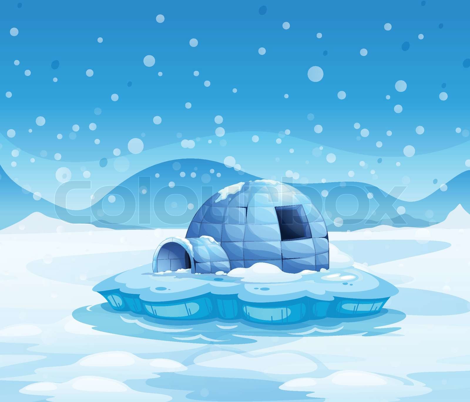 igloo | Stock vector | Colourbox