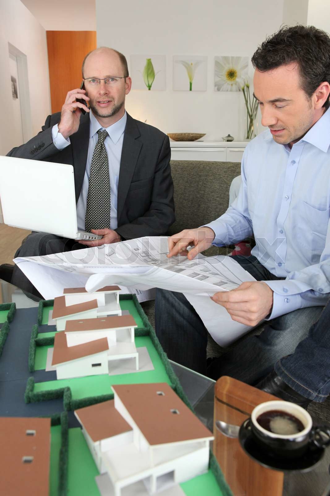 Architect and client | Stock image | Colourbox