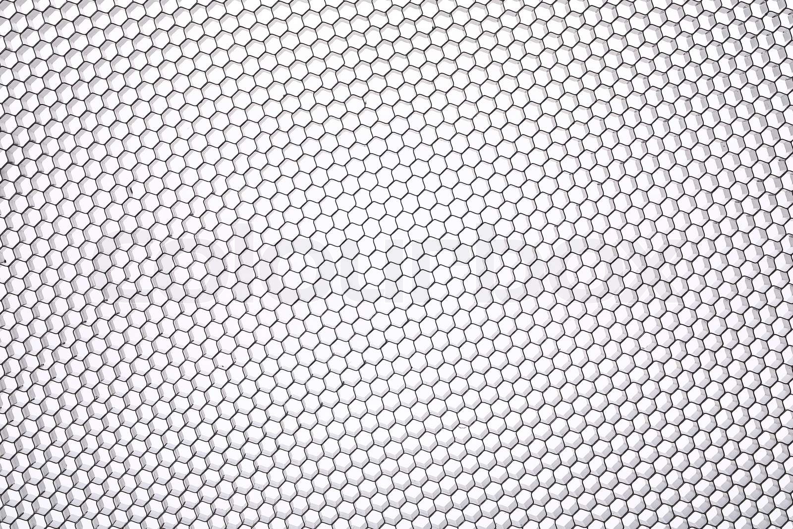 Hexagonal mesh. | Stock image | Colourbox
