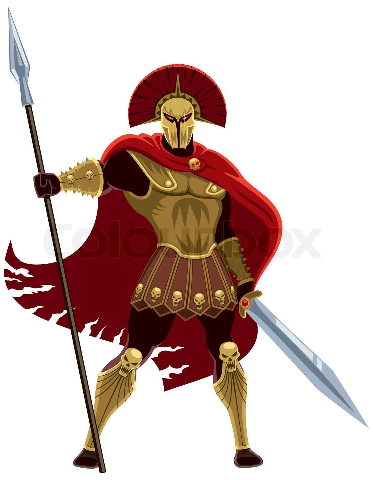 Ares on White | Stock vector | Colourbox