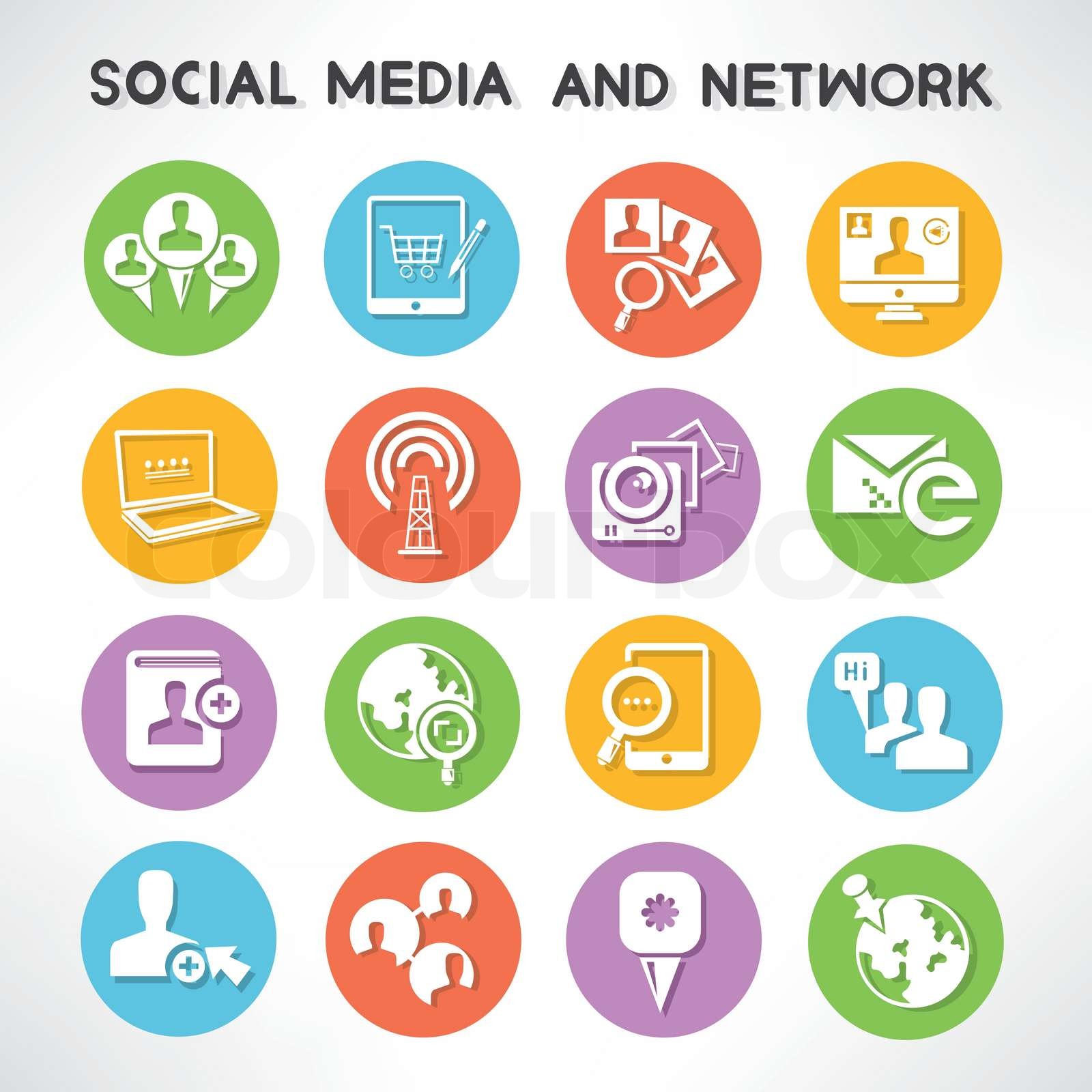 Social Media Button Crossword - lby342n