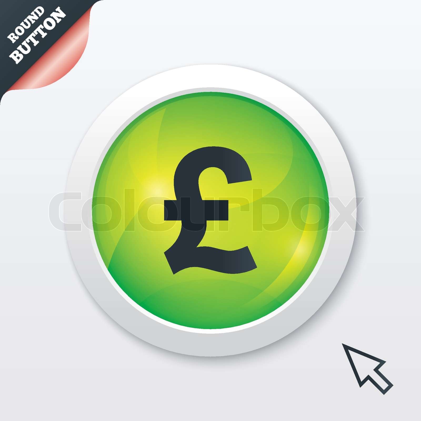 PfundZeichenSymbol. GBP Währungssymbol. StockVektor Colourbox